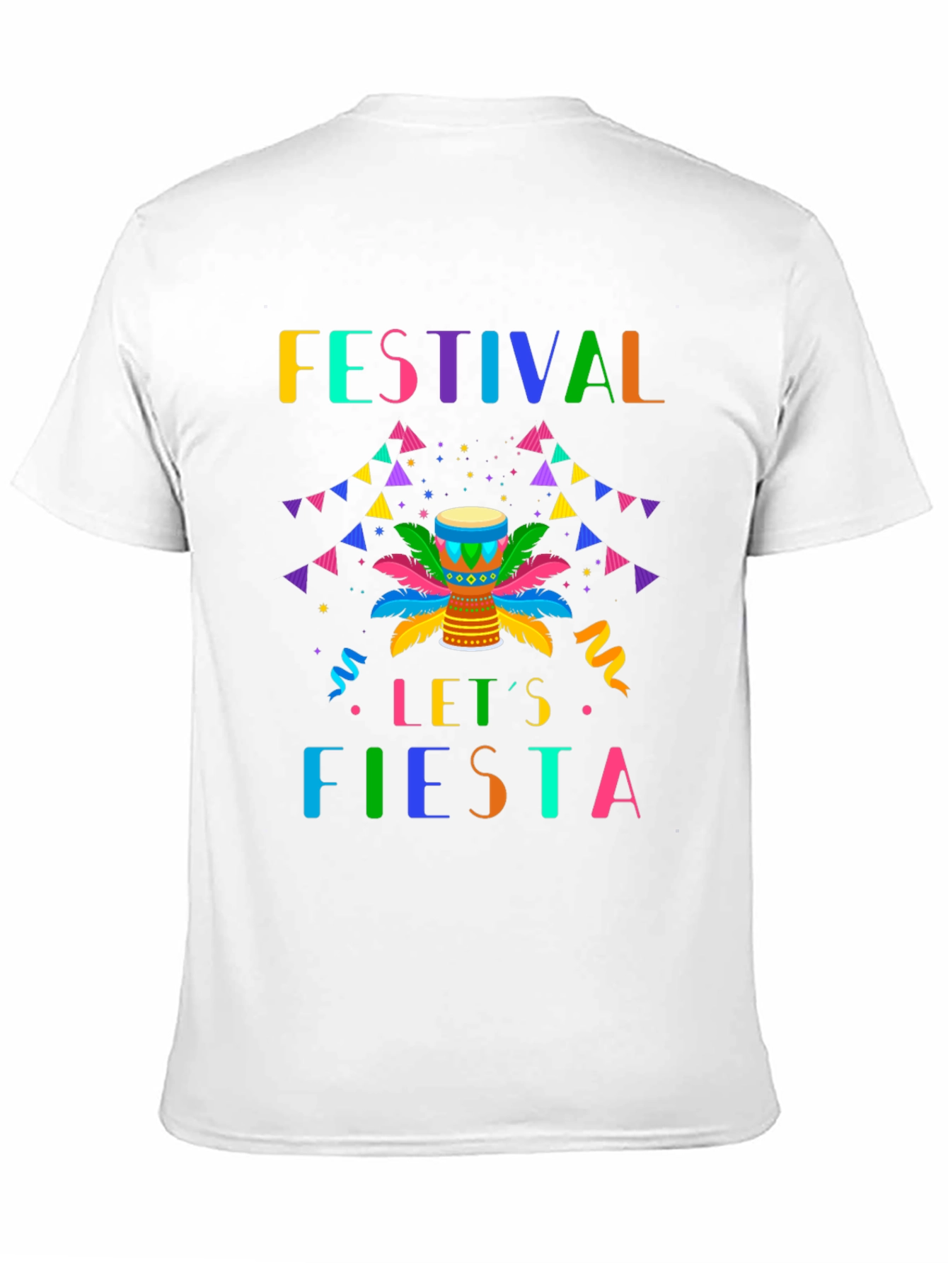 Festival Lets Fiesta Graphic T-Shirt