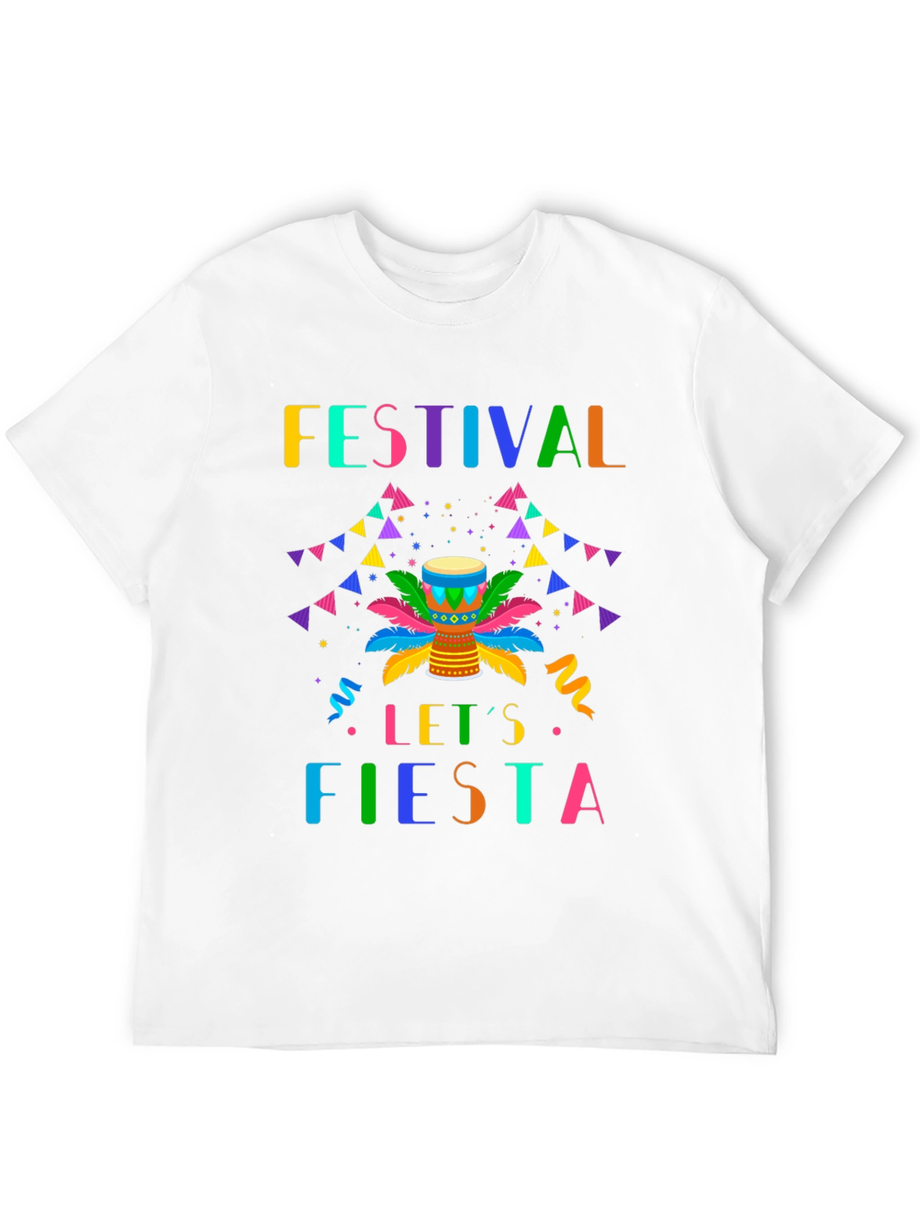 Festival Lets Fiesta Graphic T-Shirt