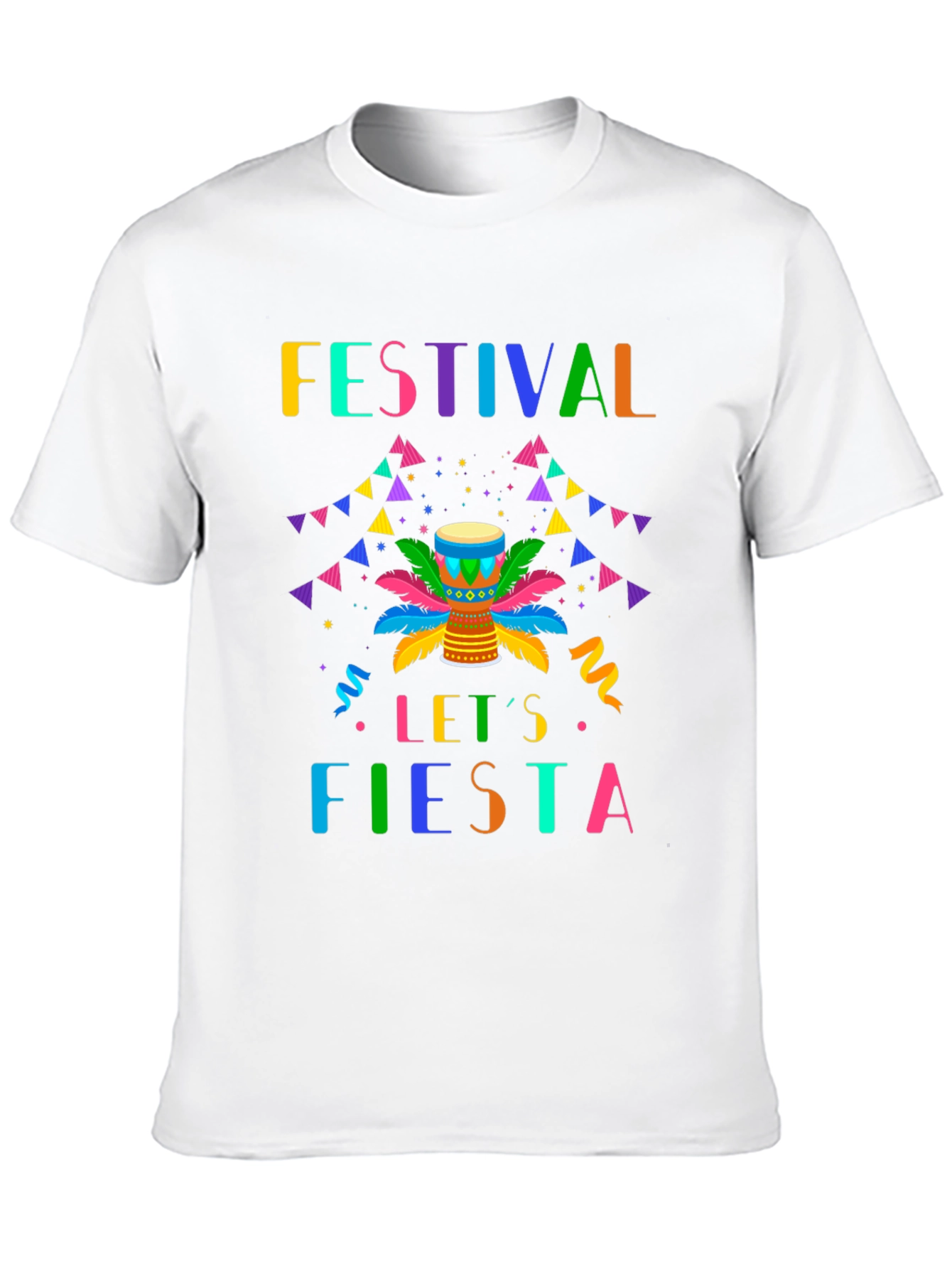 Festival Lets Fiesta Graphic T-Shirt