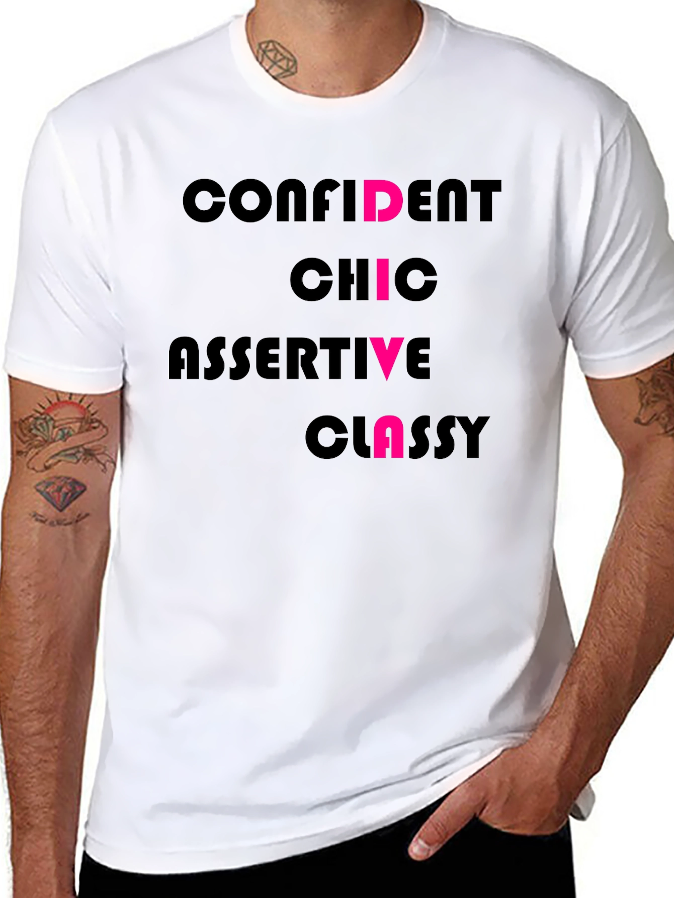 Confident Chic Diva Graphic T-Shirt