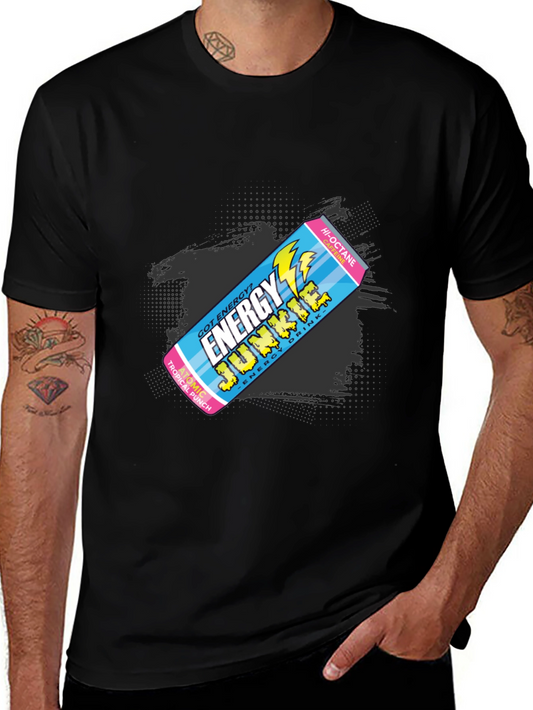 Energy Junkie Retro Graphic T-Shirt