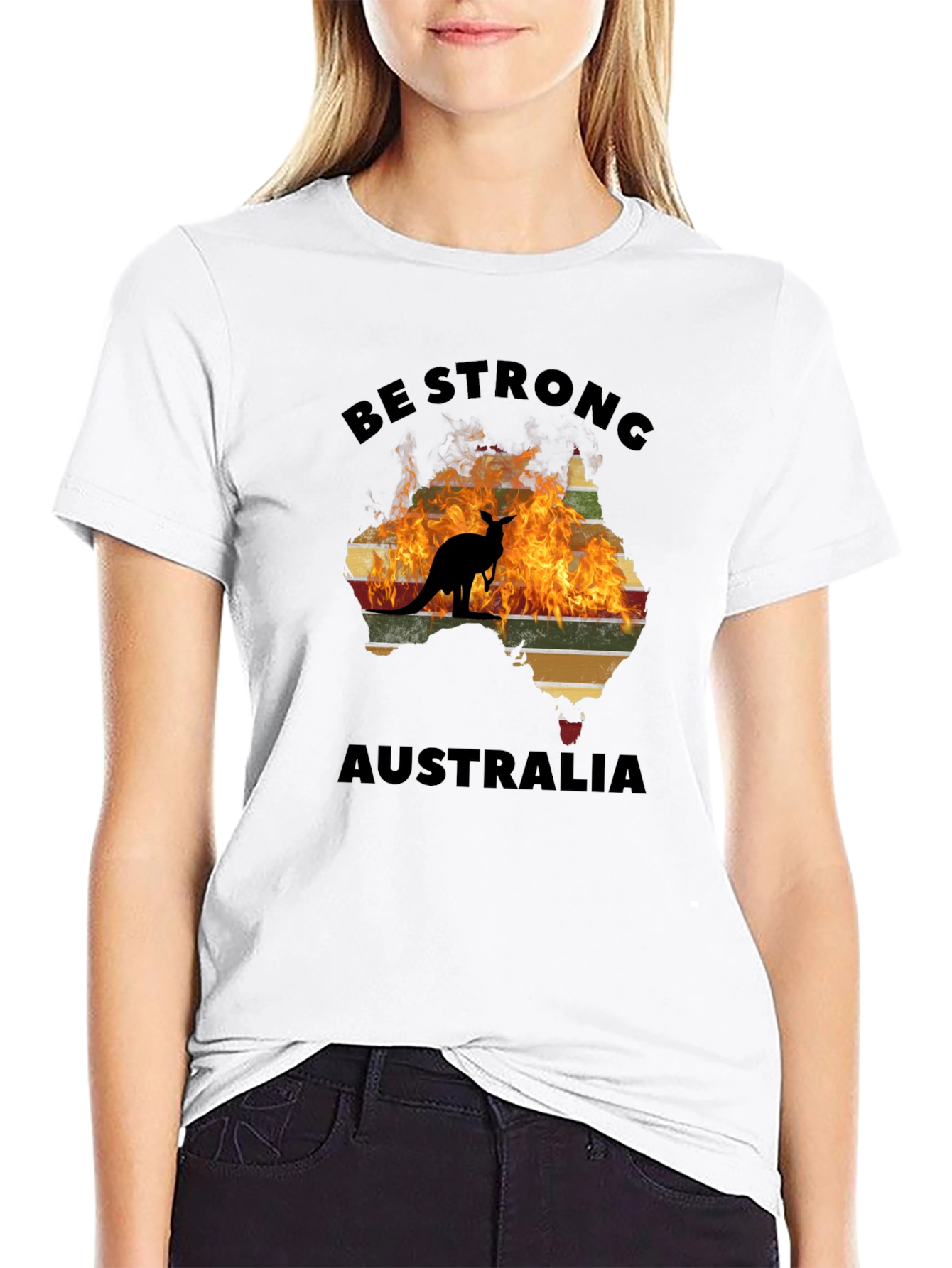 Be Strong Australia Graphic Tee