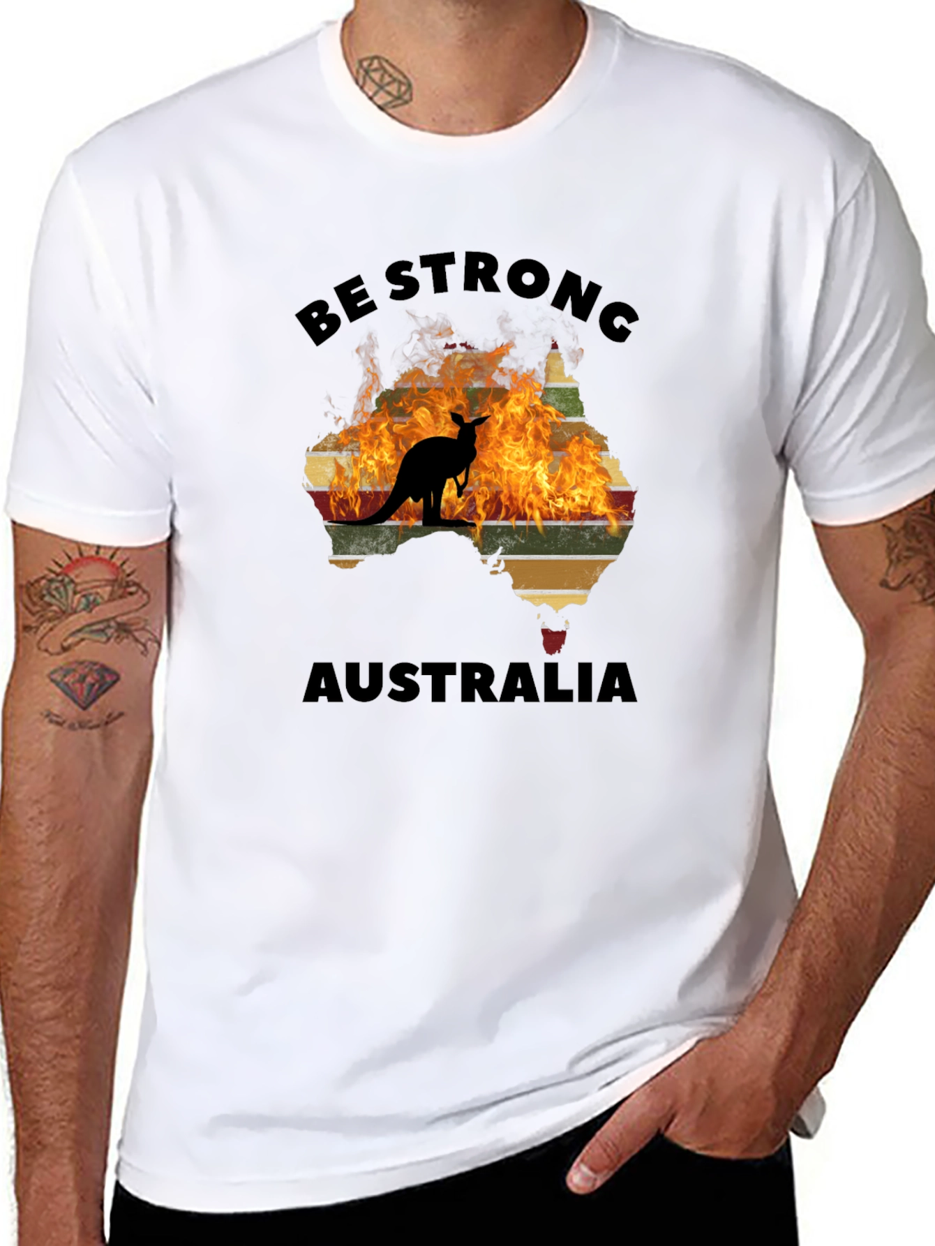 Be Strong Australia Graphic Tee