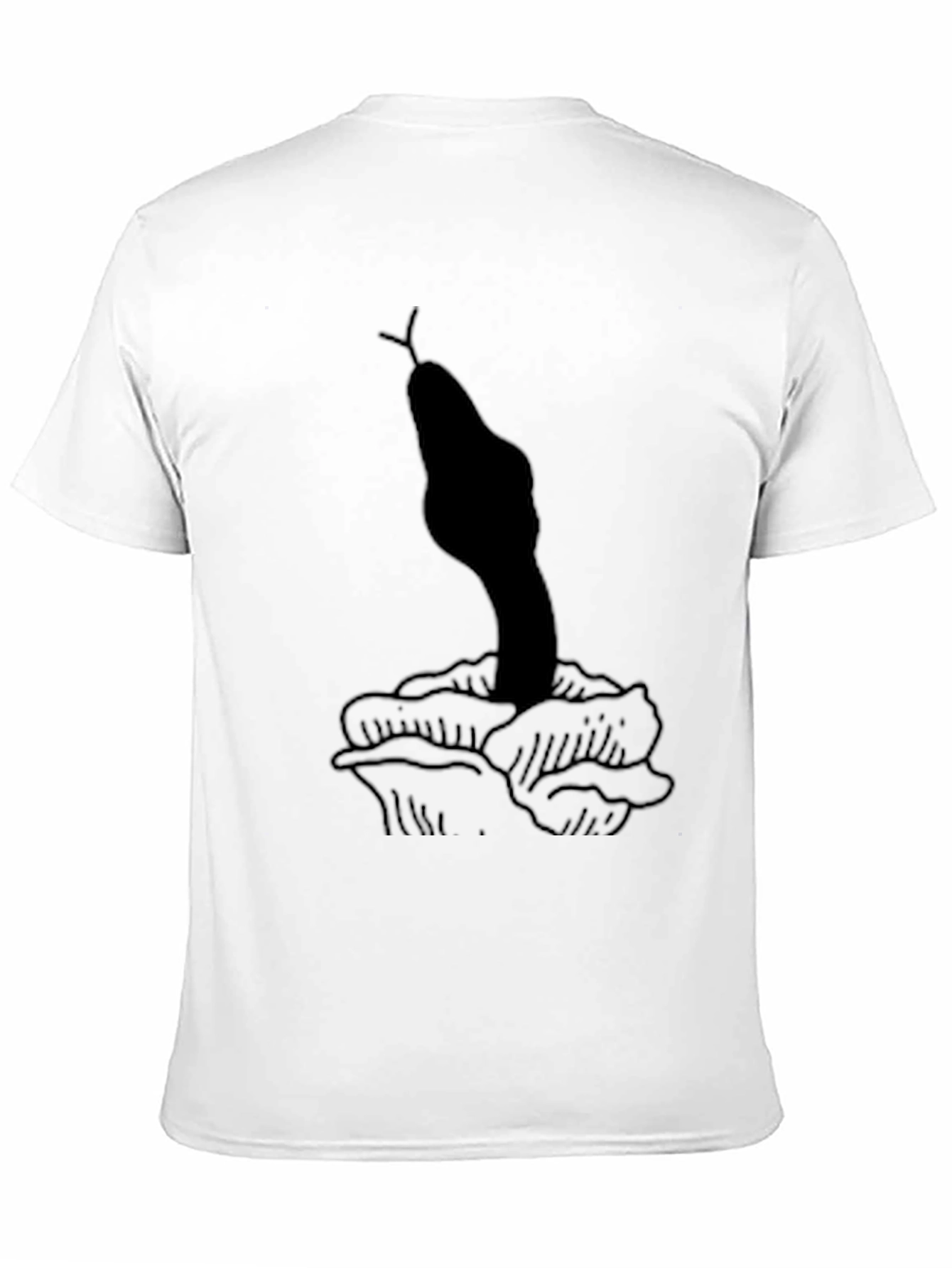 Snake & Rose Graphic T-Shirt - Unisex Black Tee
