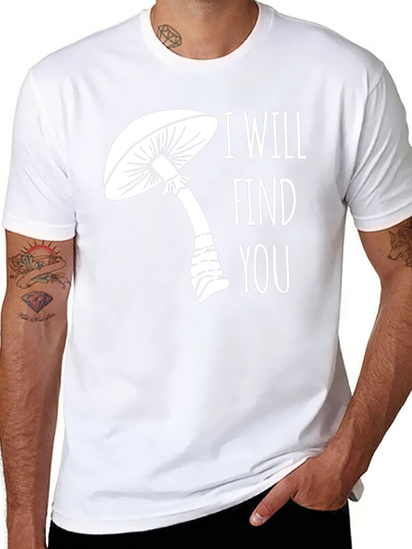 Mushroom Graphic Tee - I Will Find You