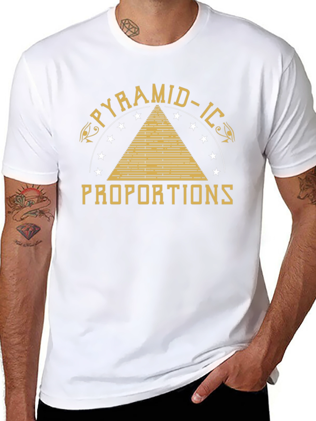 Pyramid-ic Proportions Graphic T-Shirt