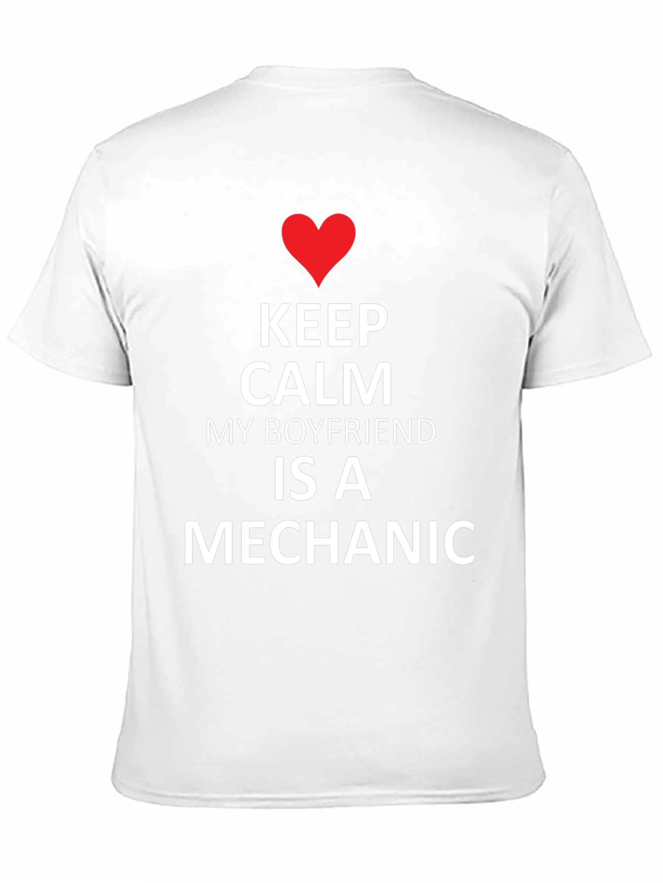 Keep Calm Boyfriend Mechanic Tee - Black