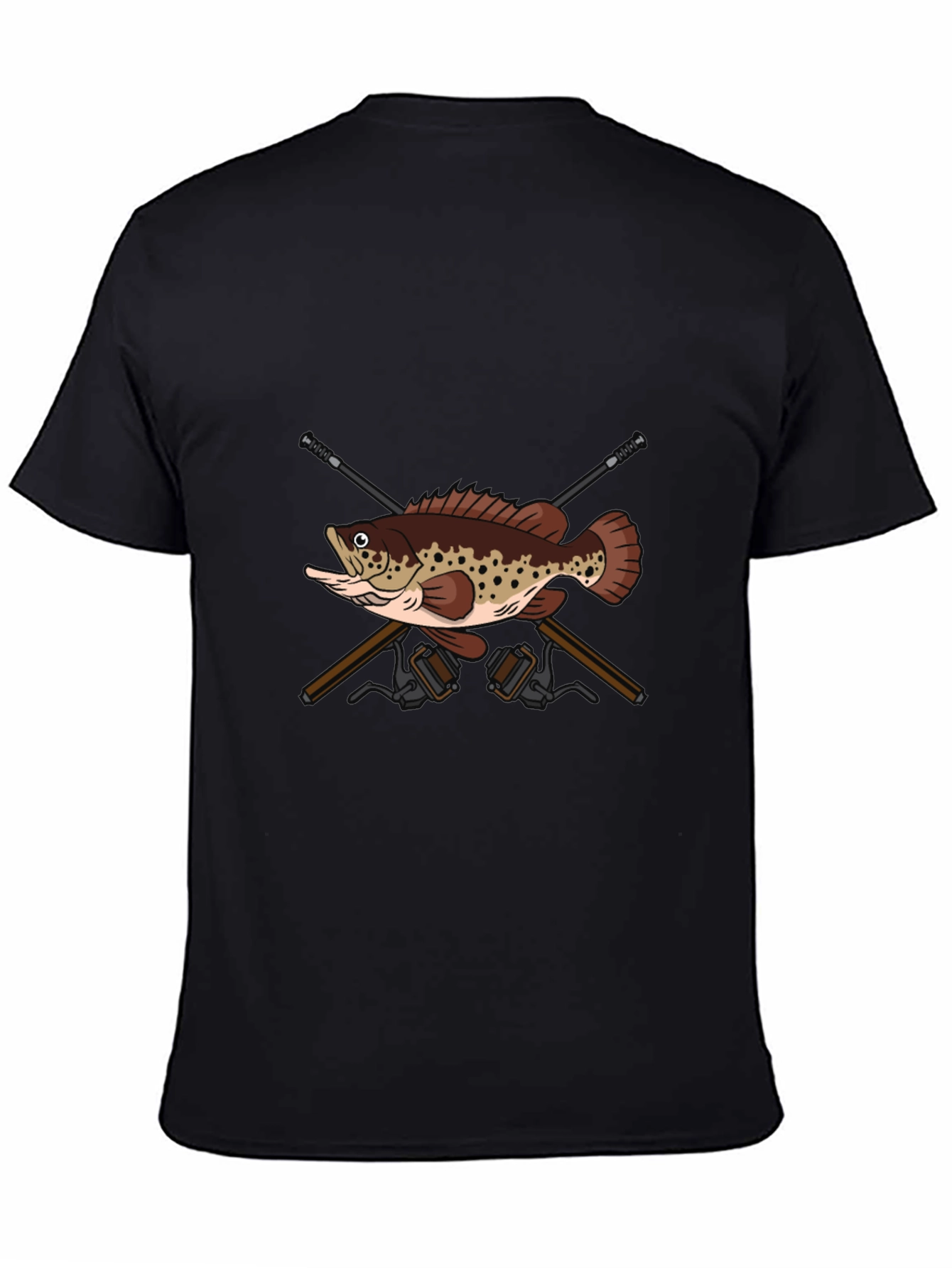 Fishing T-Shirt with Bass Design
