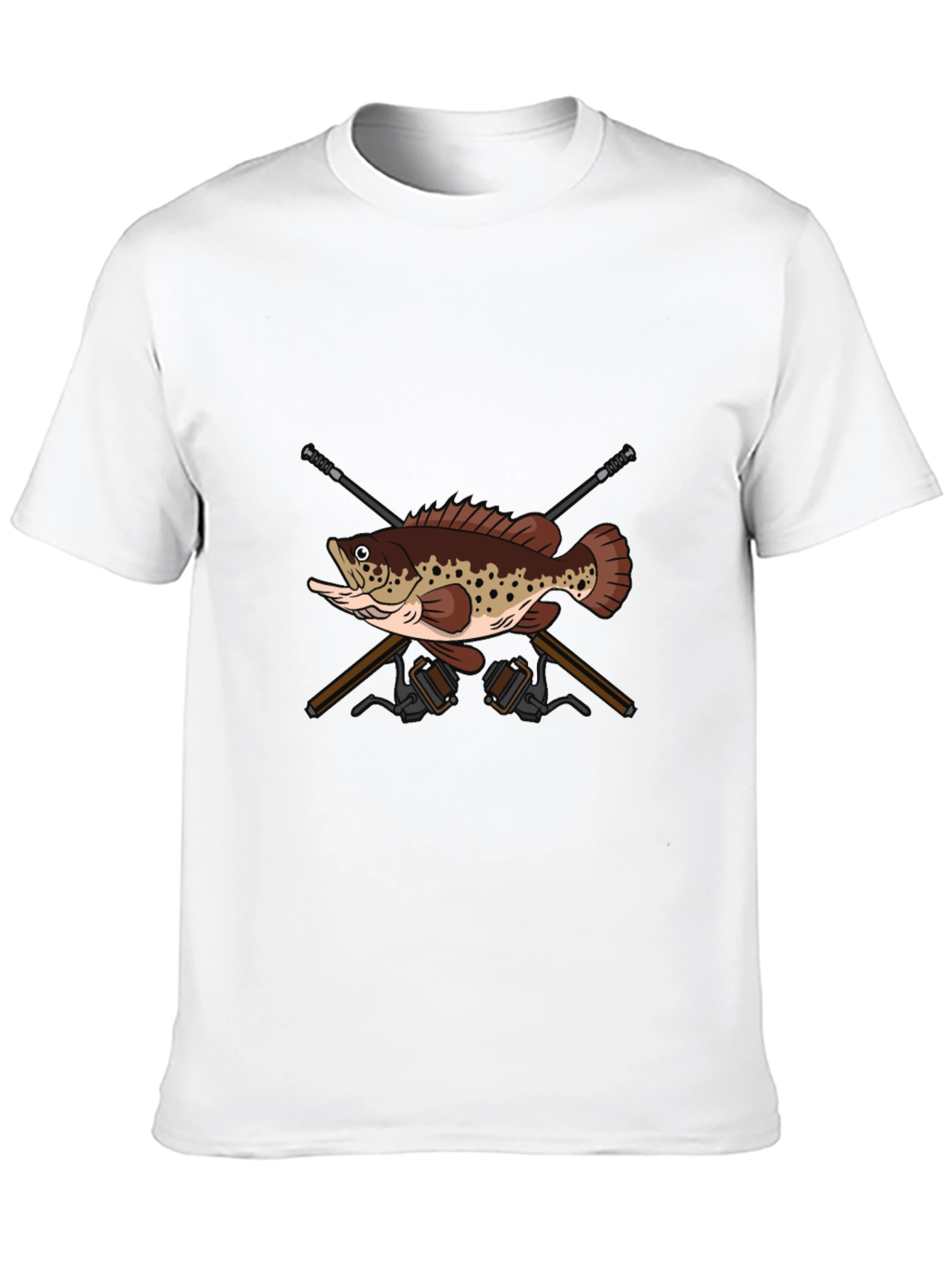 Fishing T-Shirt with Bass Design