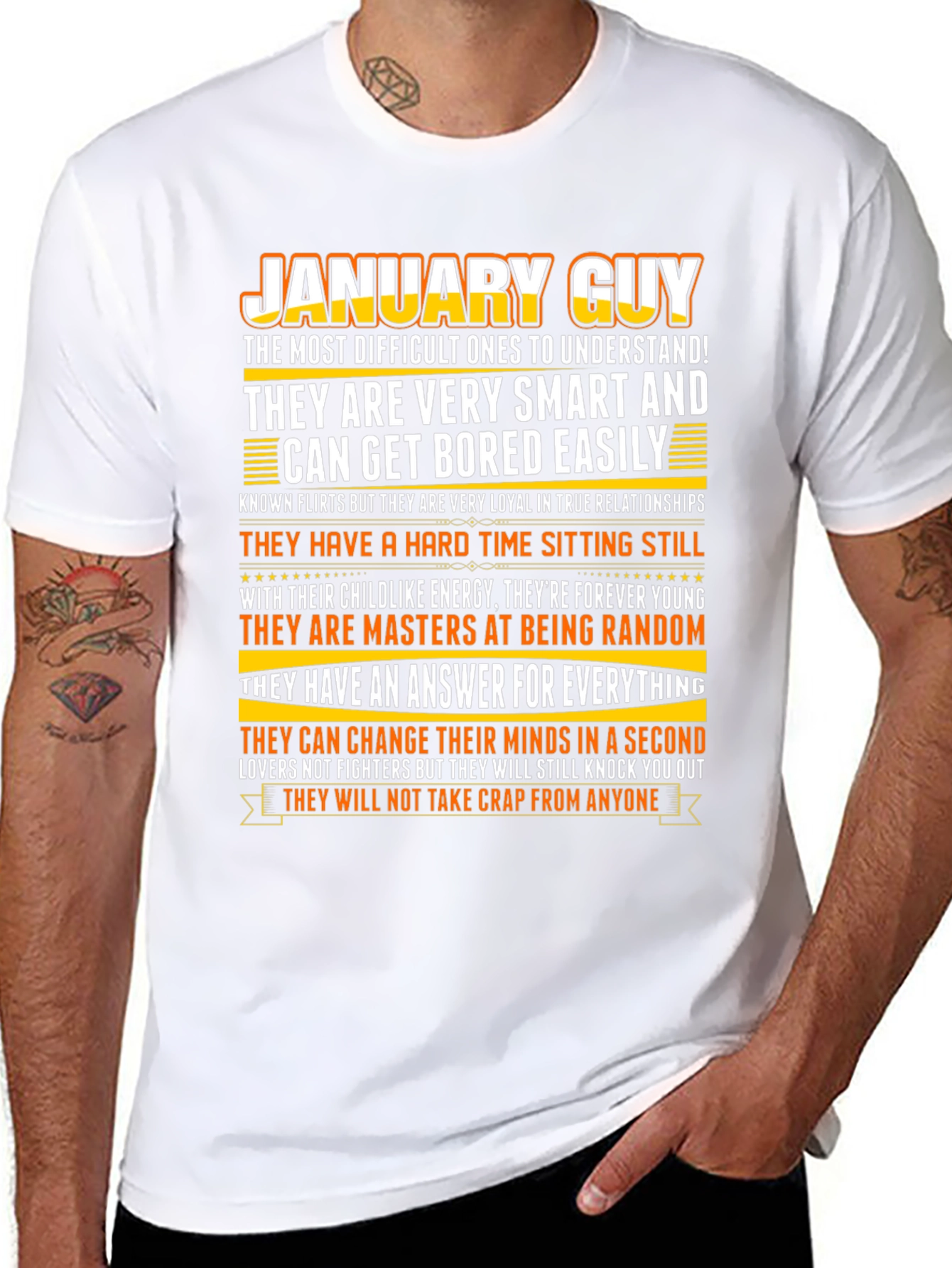 January Guy Graphic Tee - Black