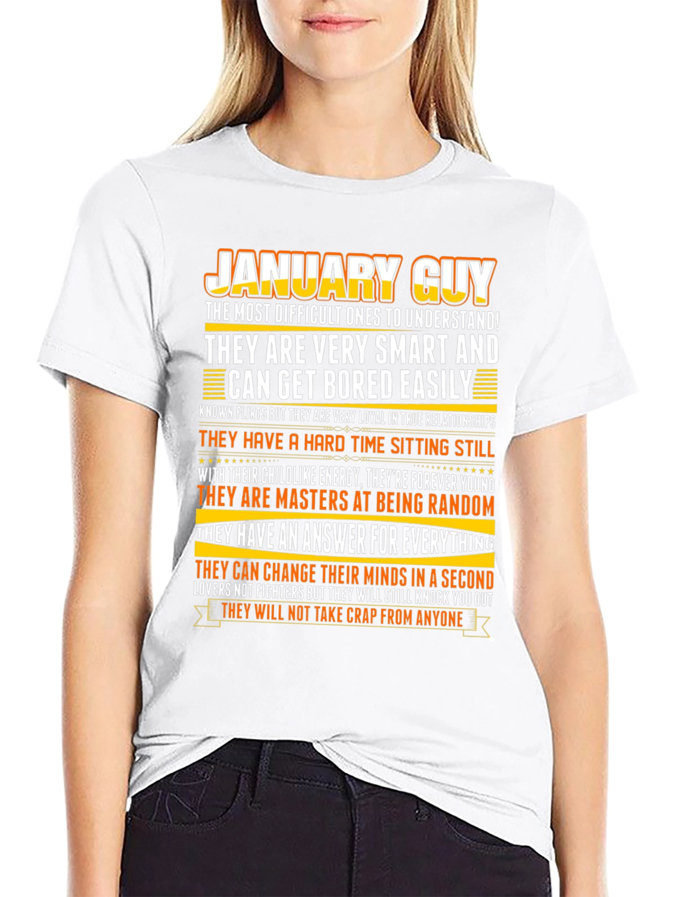 January Guy Graphic Tee - Black
