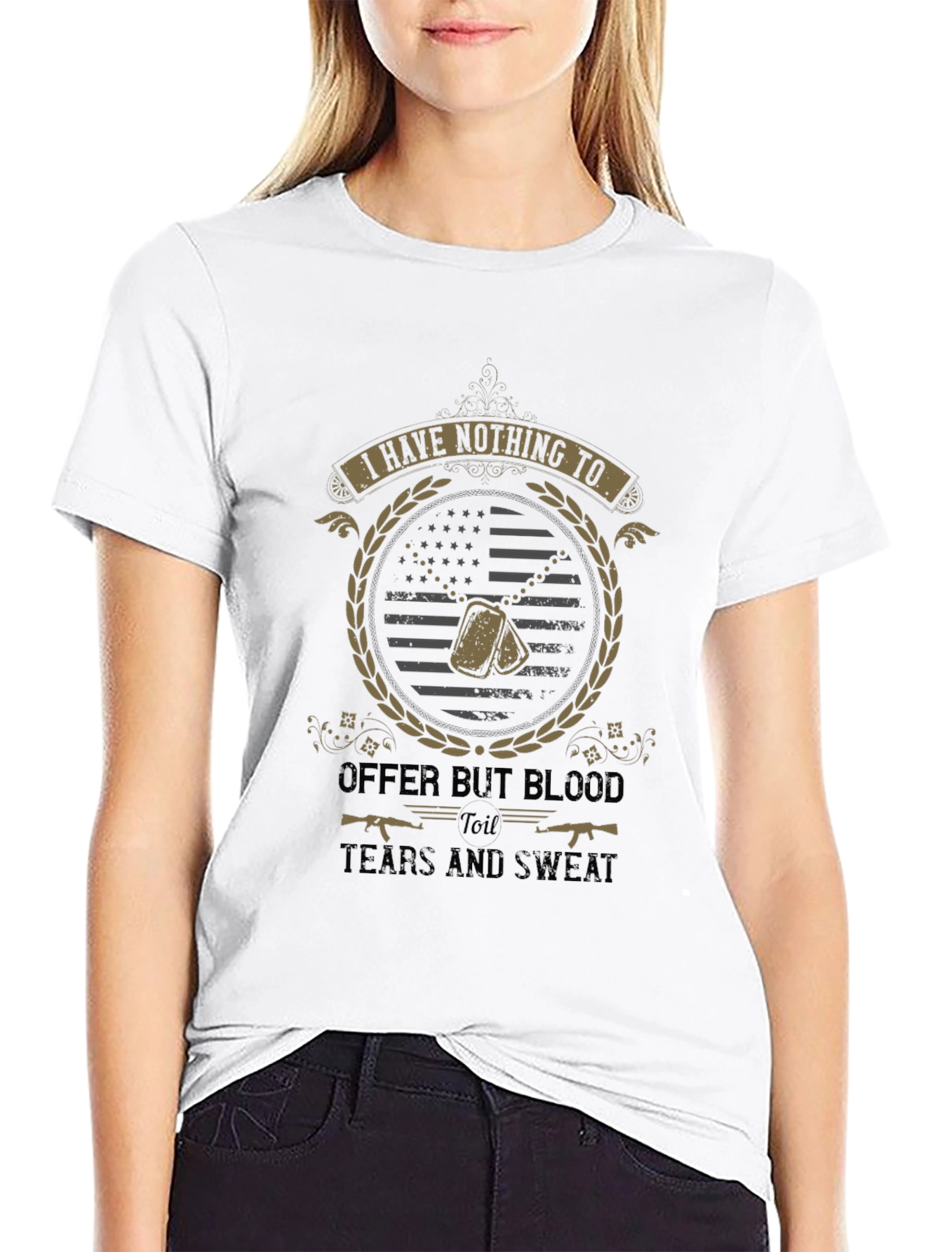 Patriotic I Have Nothing To Offer Graphic Tee