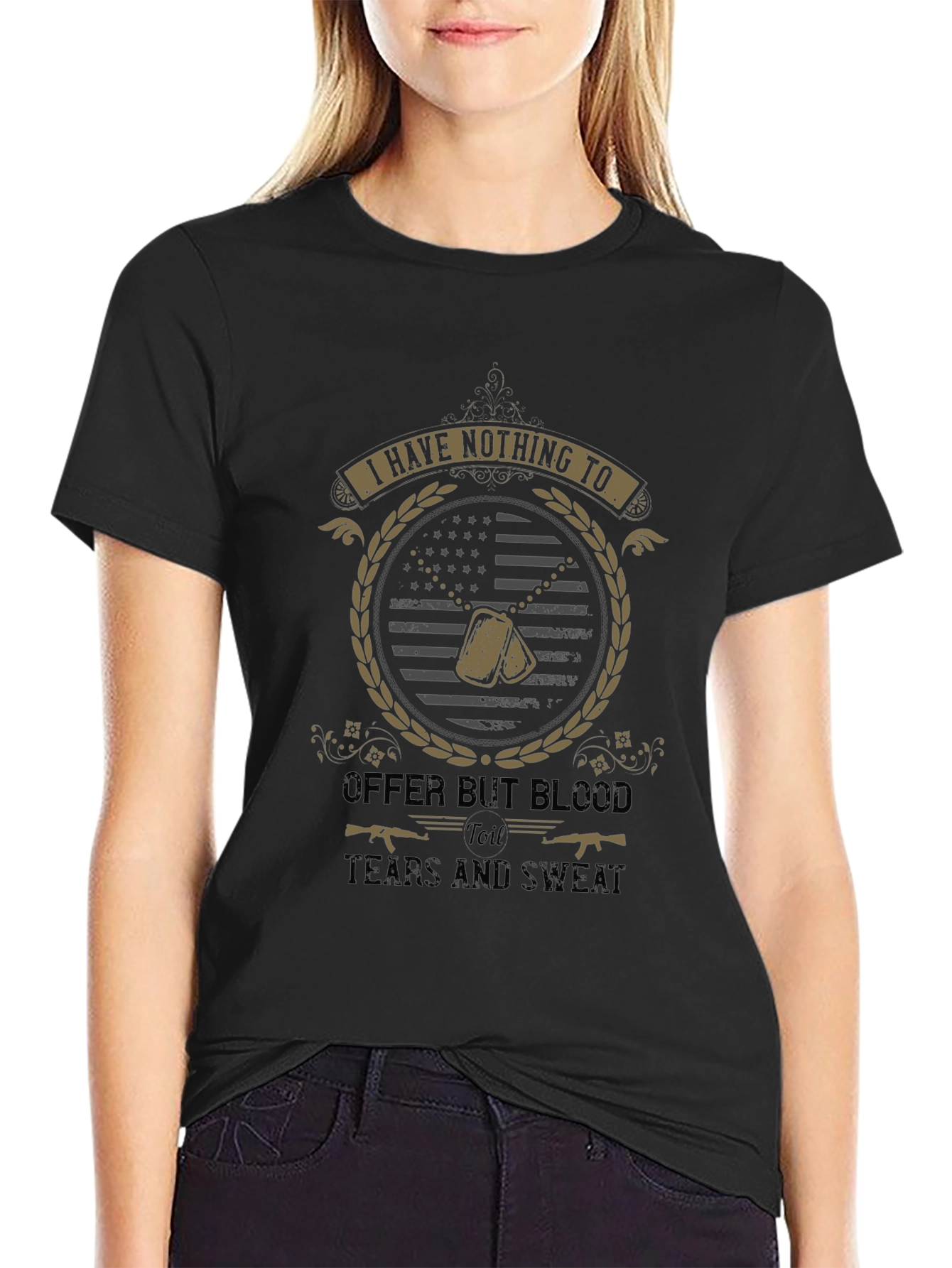 Patriotic I Have Nothing To Offer Graphic Tee