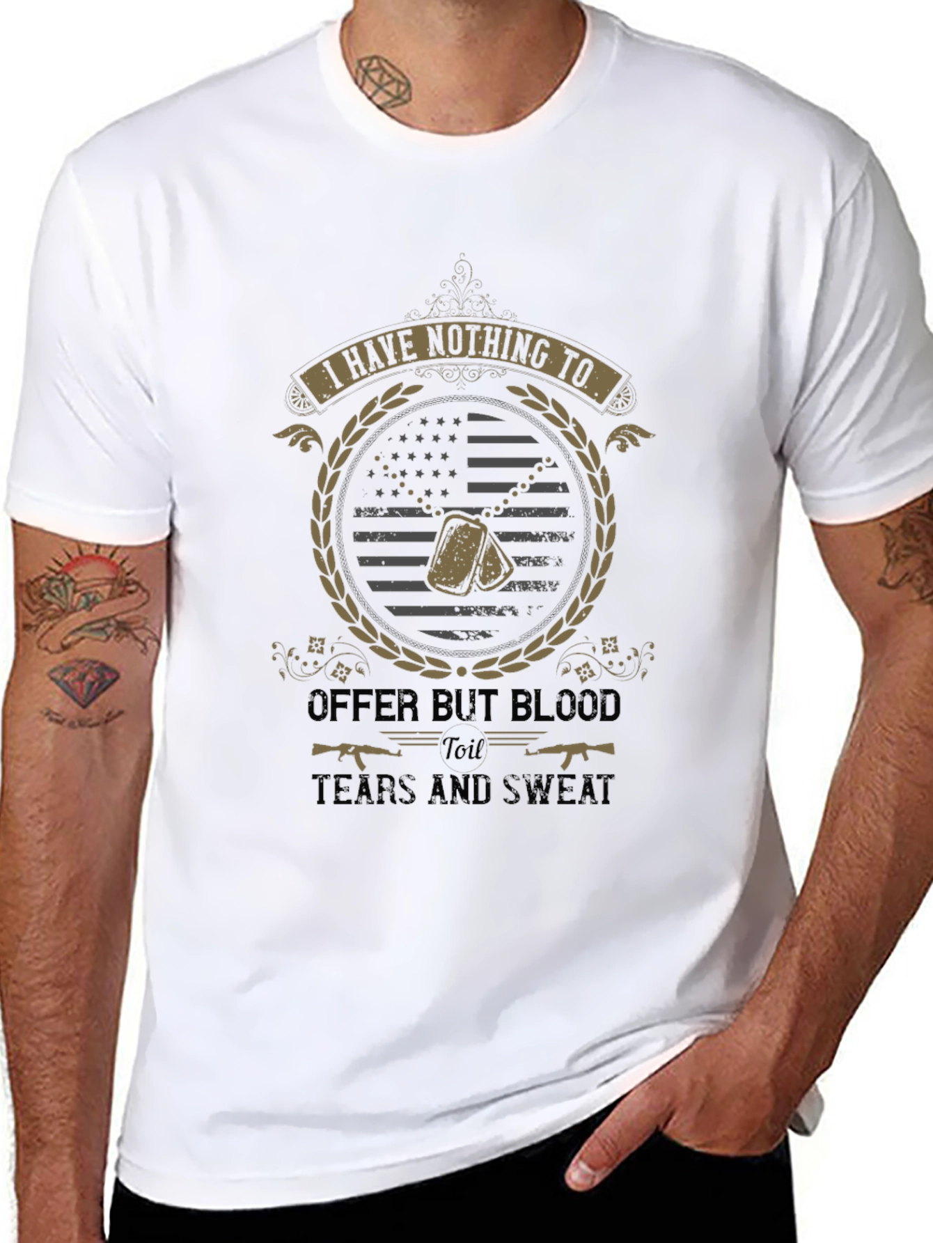 Patriotic I Have Nothing To Offer Graphic Tee