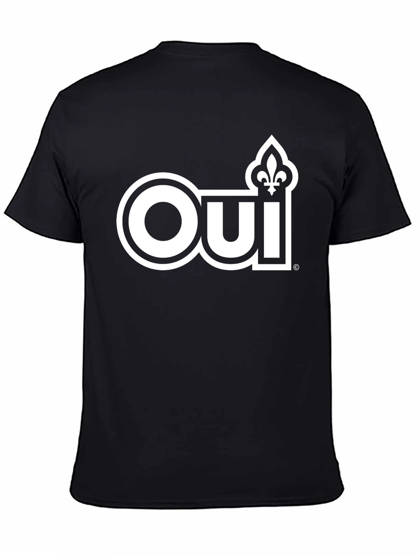 Oui Fleur-de-Lis Graphic Tee - Black