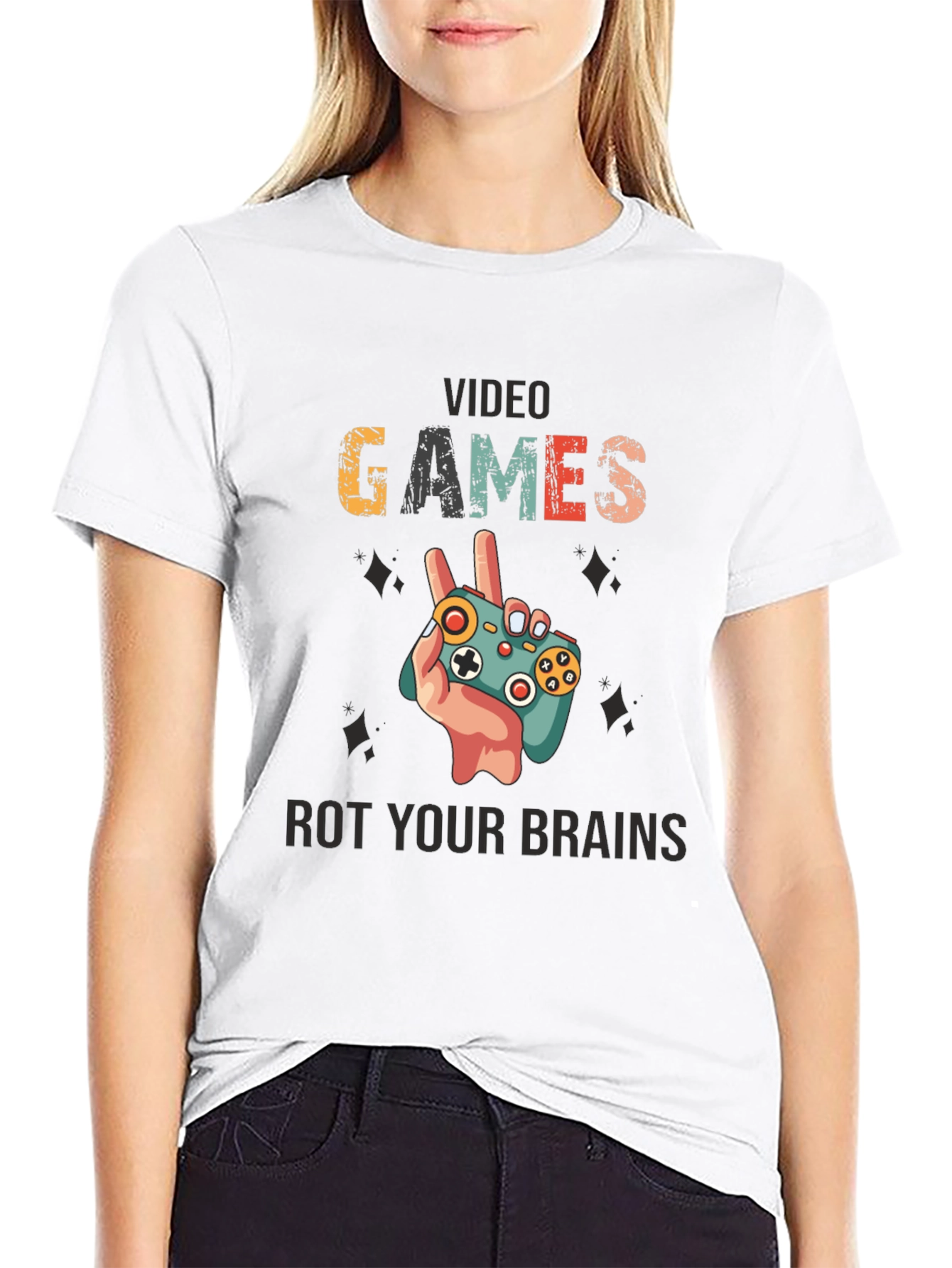 Video Games Rot Your Brains T-Shirt
