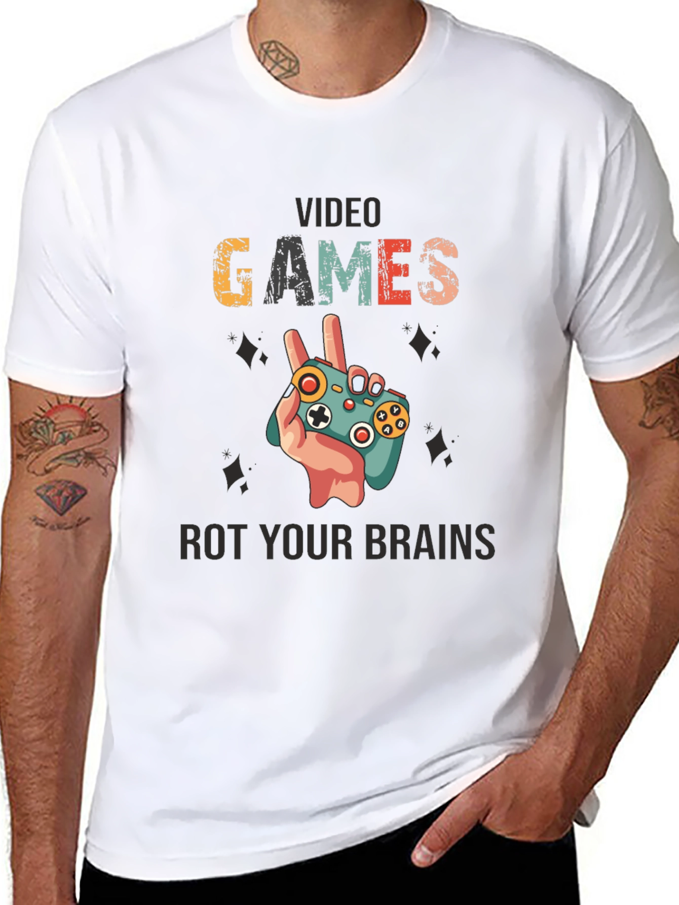Video Games Rot Your Brains T-Shirt