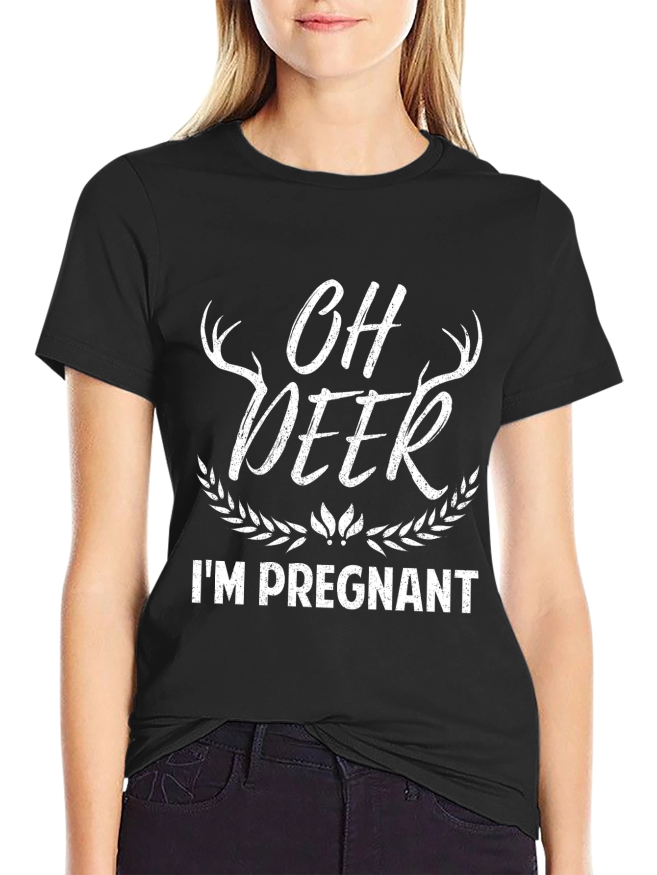 Oh Deer Im Pregnant T-Shirt