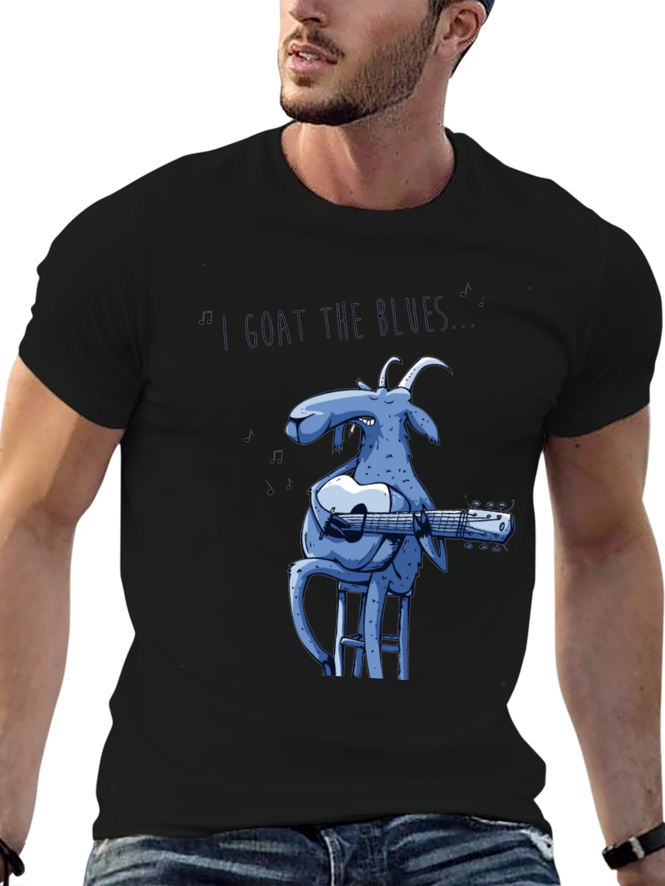 I Goat the Blues T-Shirt - Funny Musician Tee