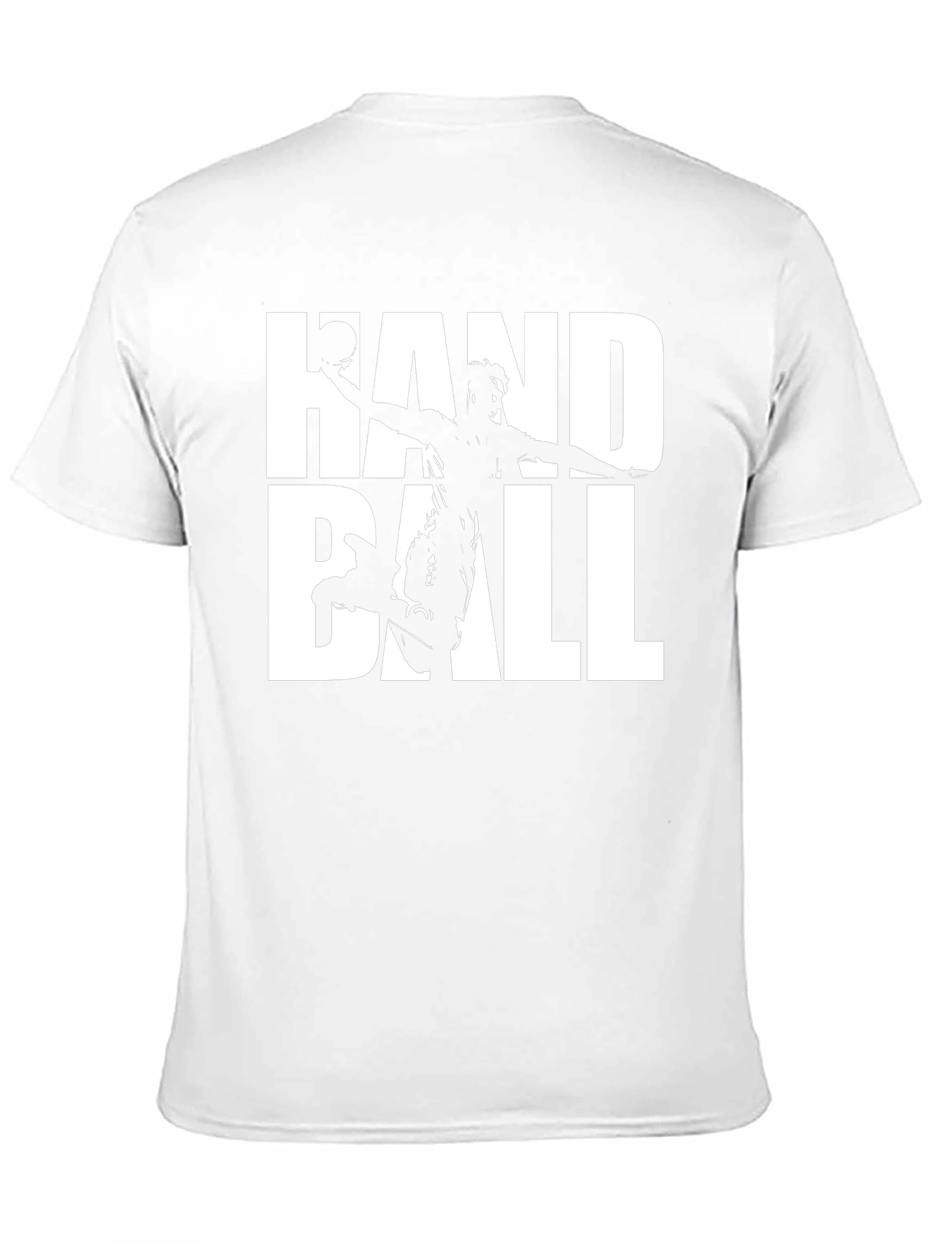 Handball Graphic T-Shirt - Black Cotton Tee