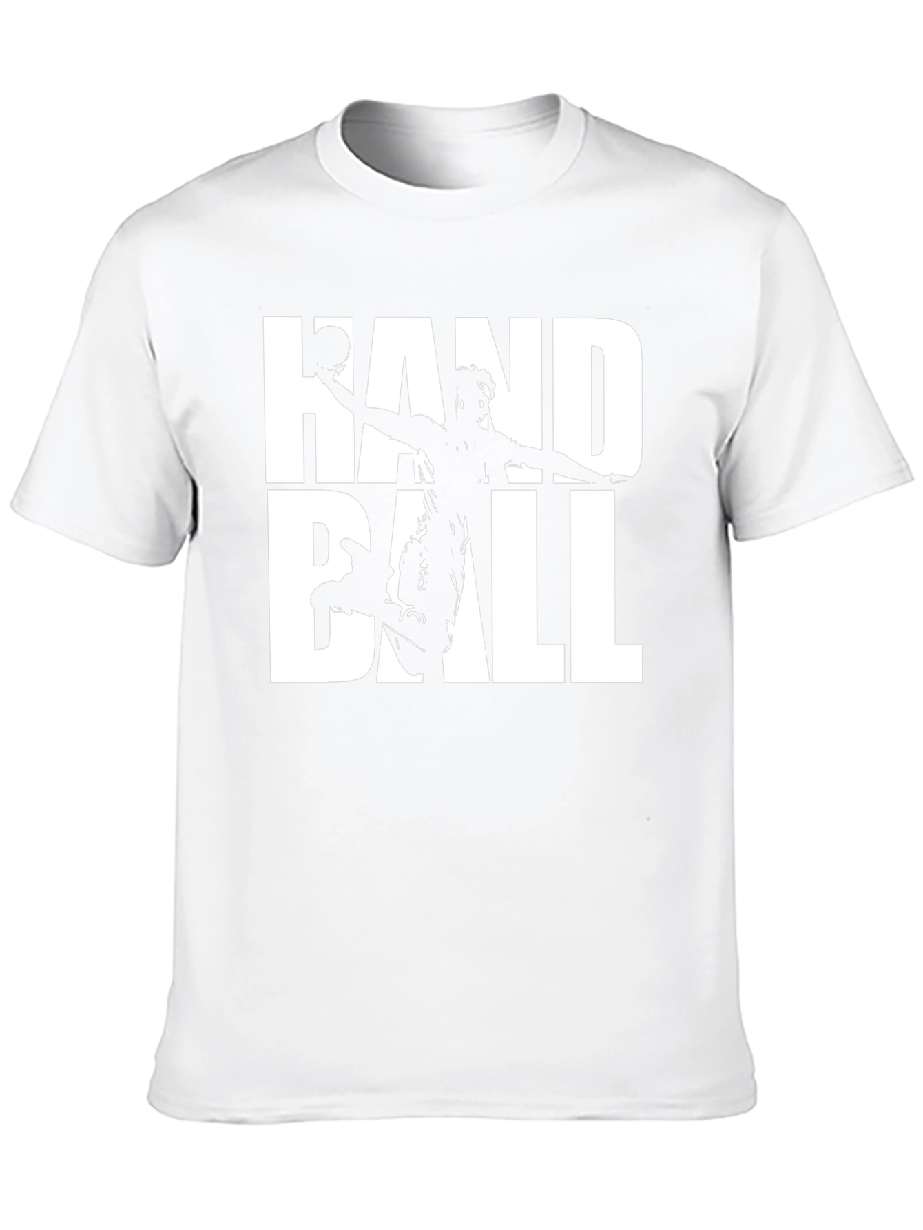Handball Graphic T-Shirt - Black Cotton Tee