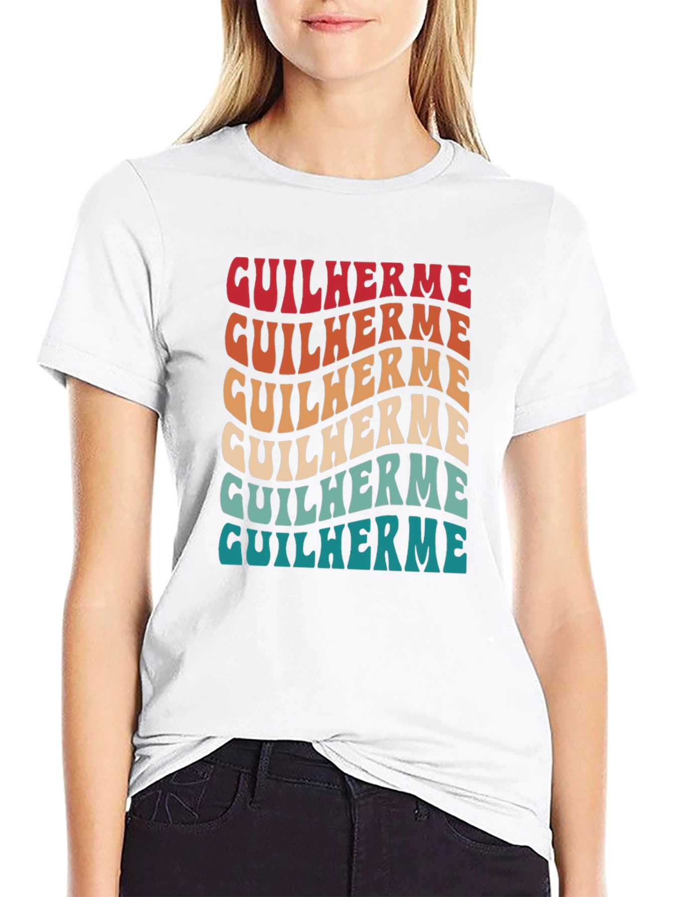 Retro Guilherme Name T-Shirt