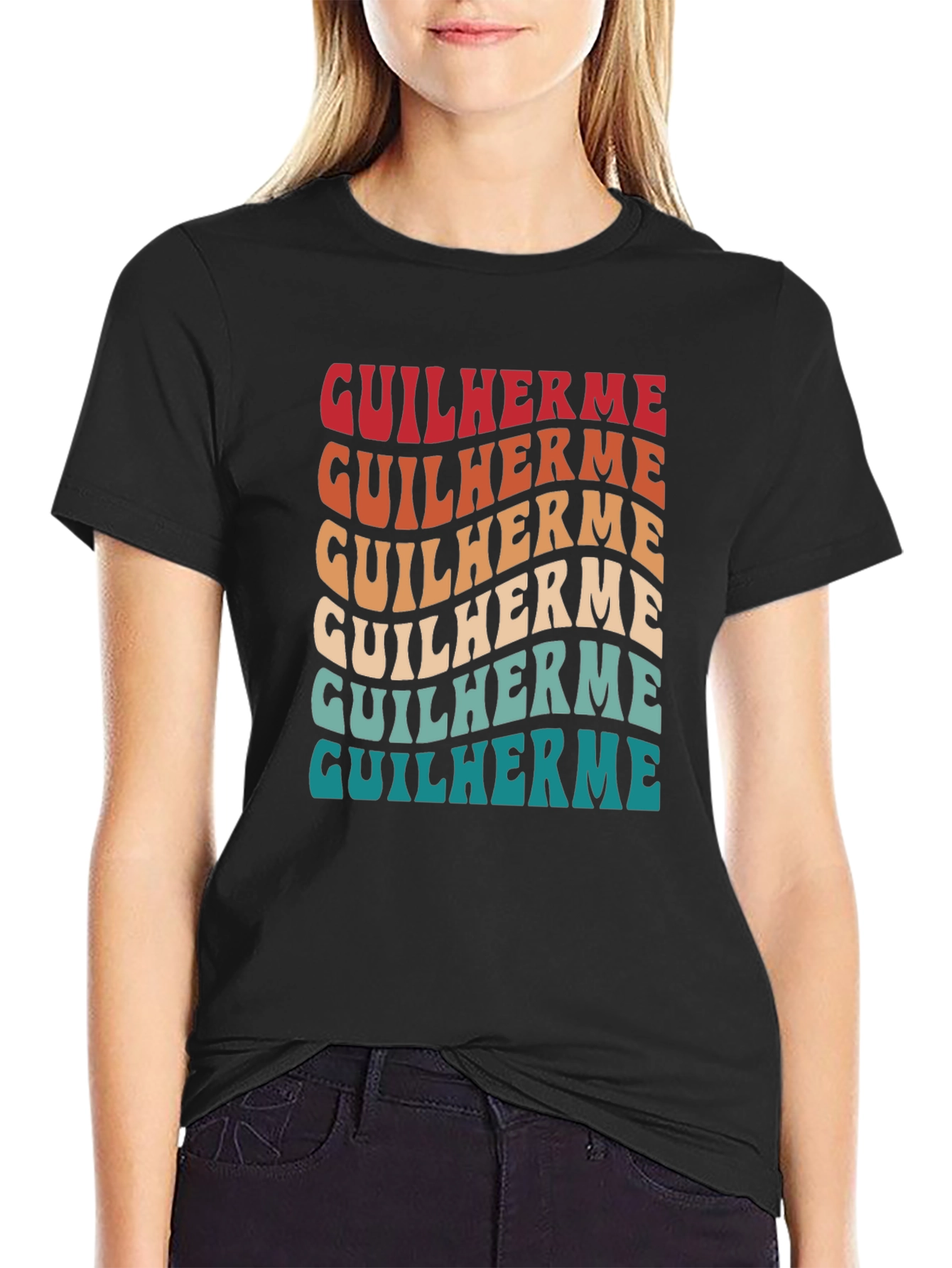 Retro Guilherme Name T-Shirt
