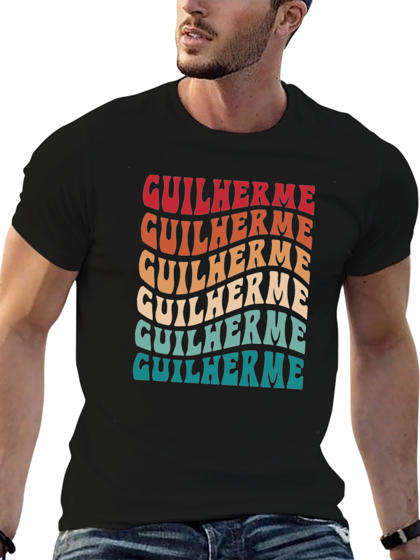 Retro Guilherme Name T-Shirt
