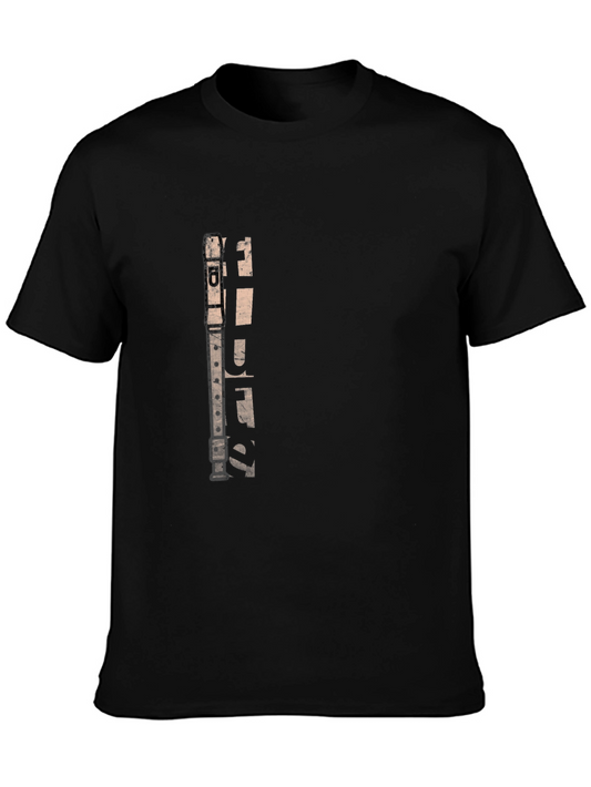 Flute Graphic Tee - Music Lovers Gift