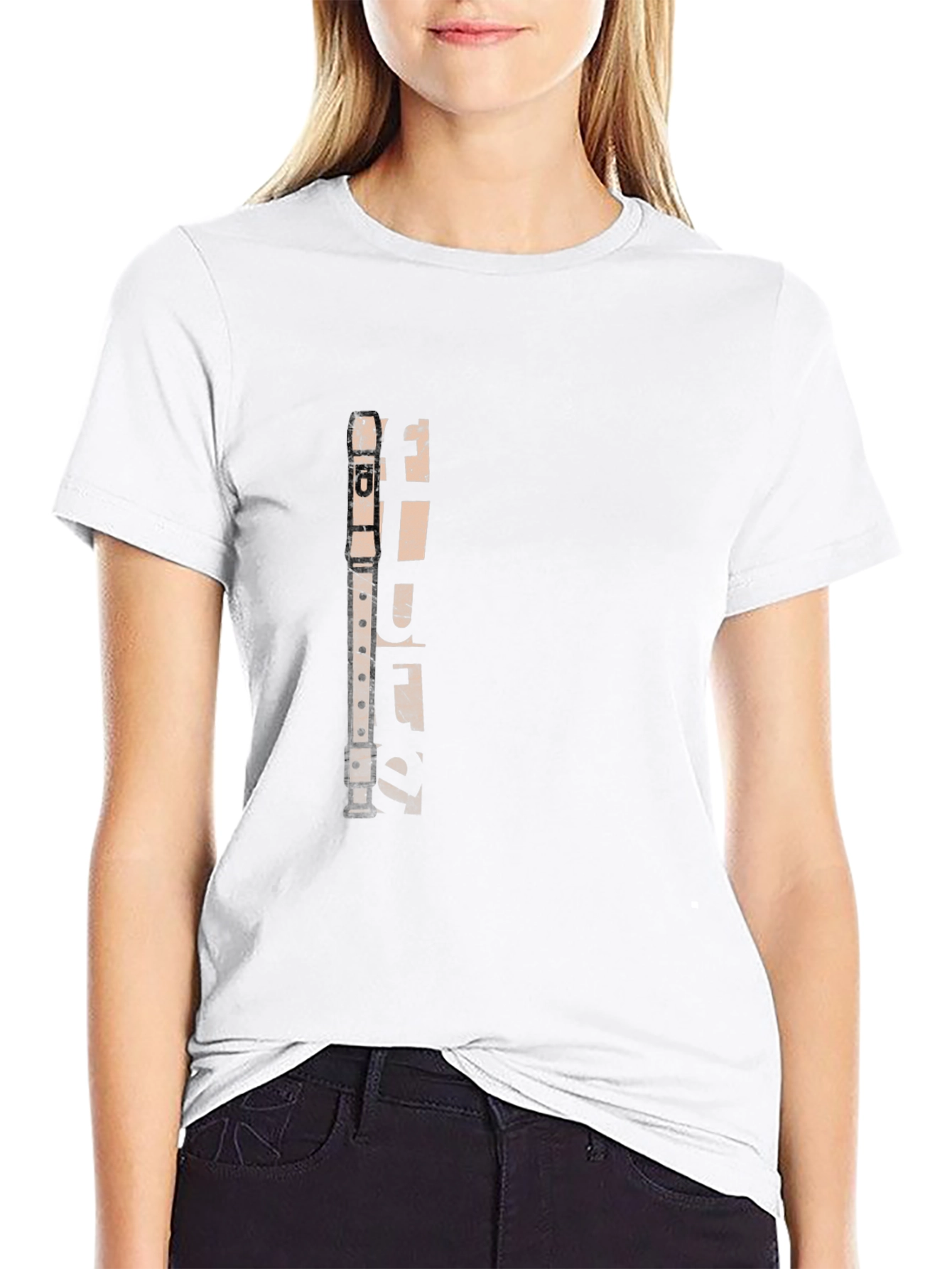 Flute Graphic Tee - Music Lovers Gift