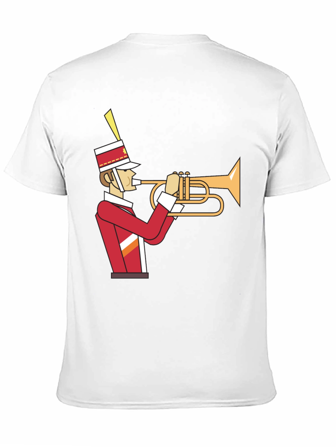 Marching Band Trumpet Player Graphic Tee