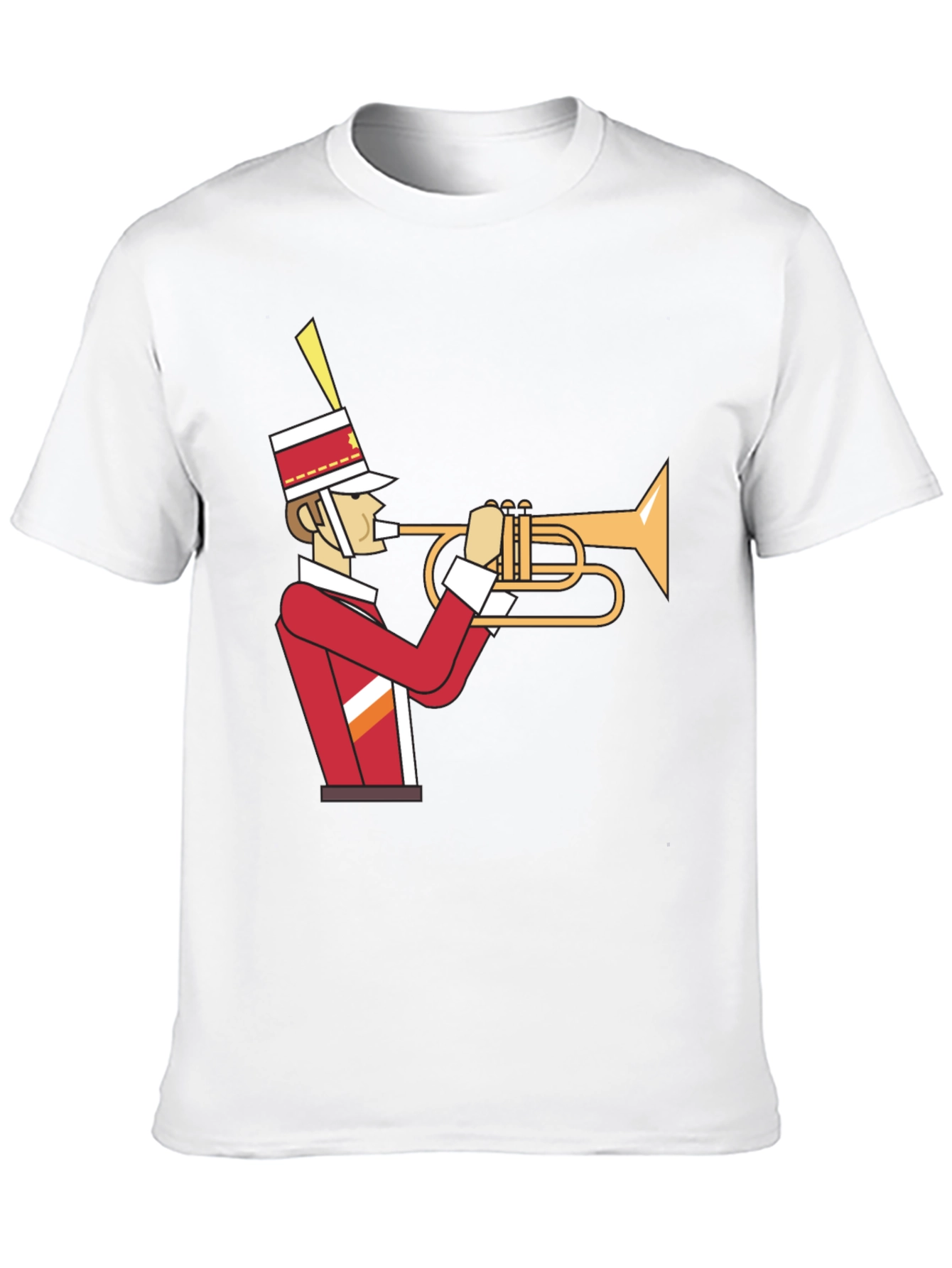 Marching Band Trumpet Player Graphic Tee