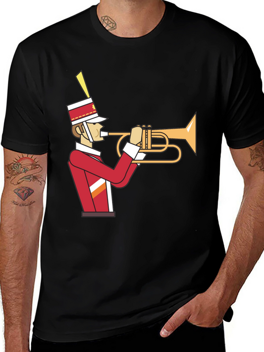 Marching Band Trumpet Player Graphic Tee