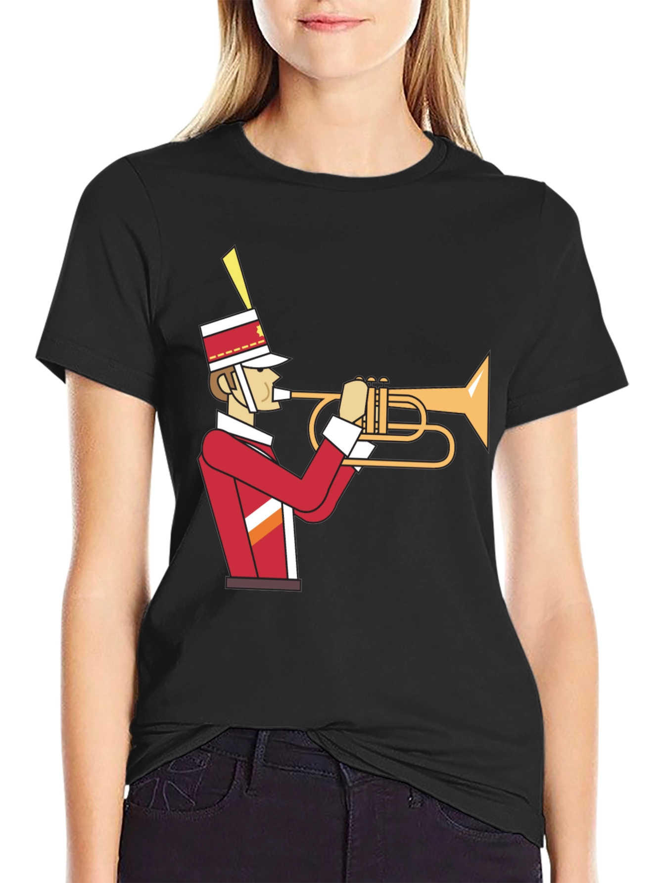 Marching Band Trumpet Player Graphic Tee