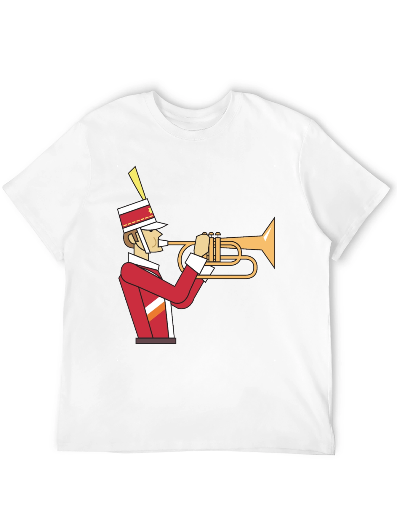 Marching Band Trumpet Player Graphic Tee