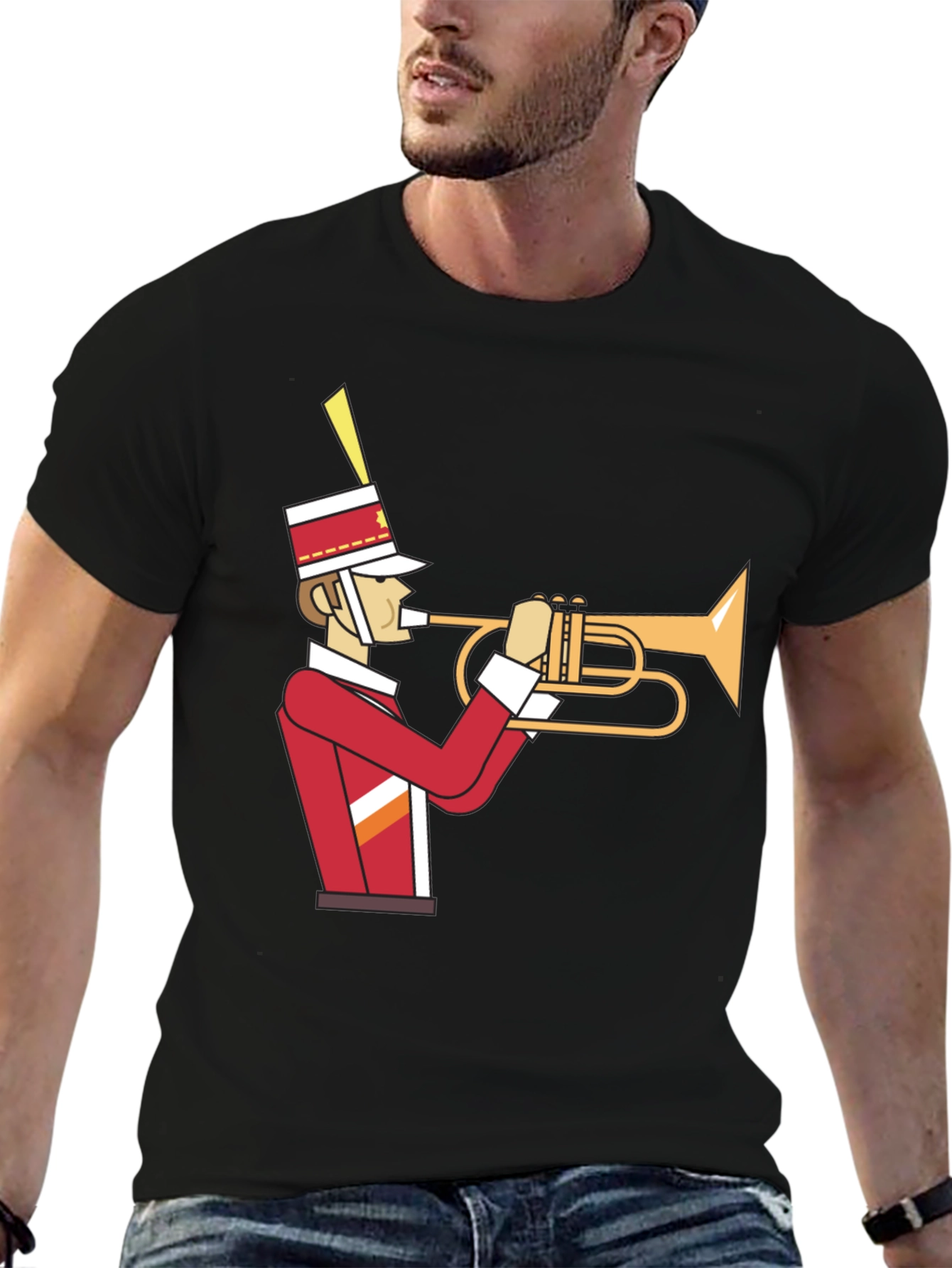 Marching Band Trumpet Player Graphic Tee