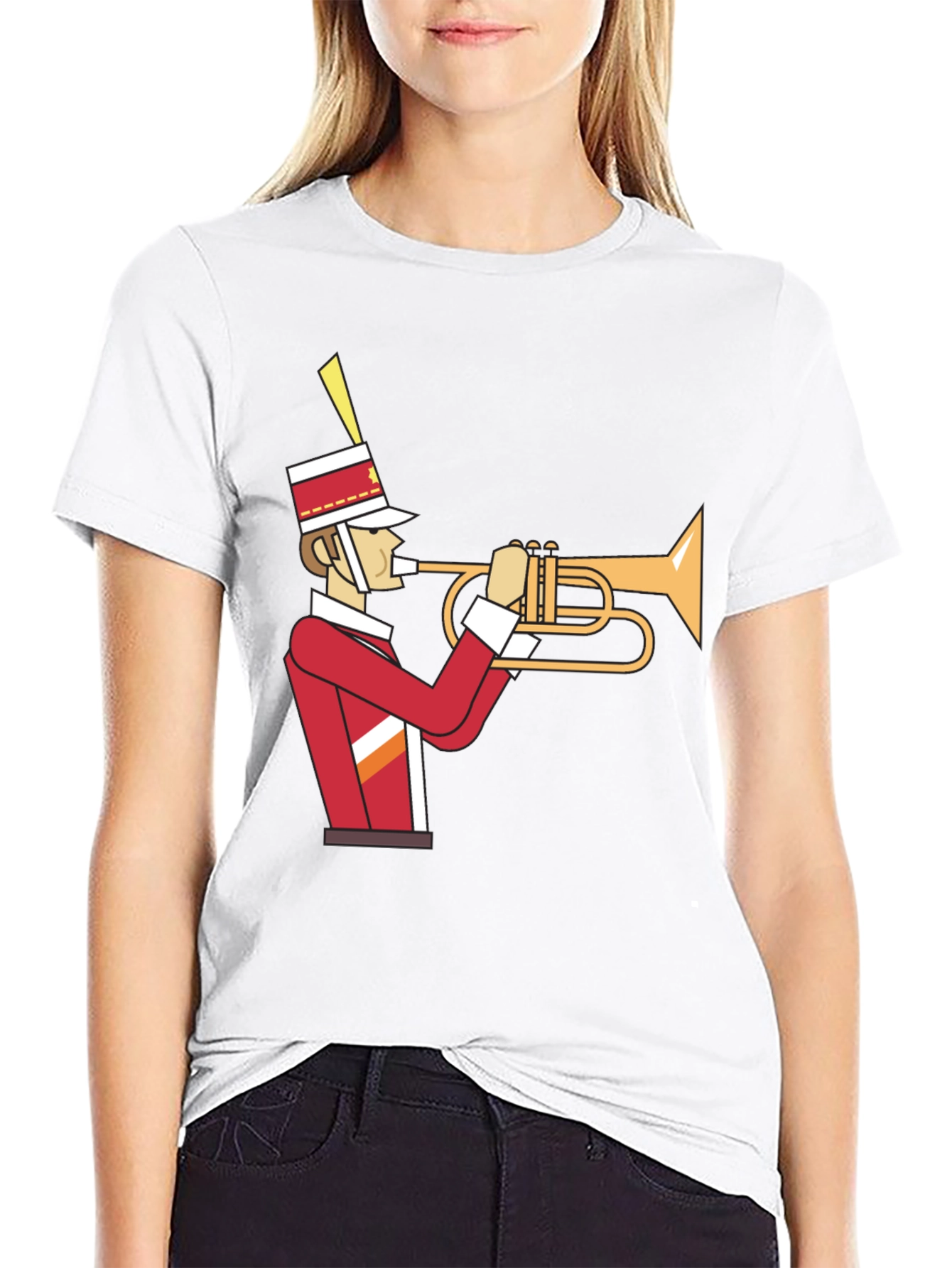Marching Band Trumpet Player Graphic Tee