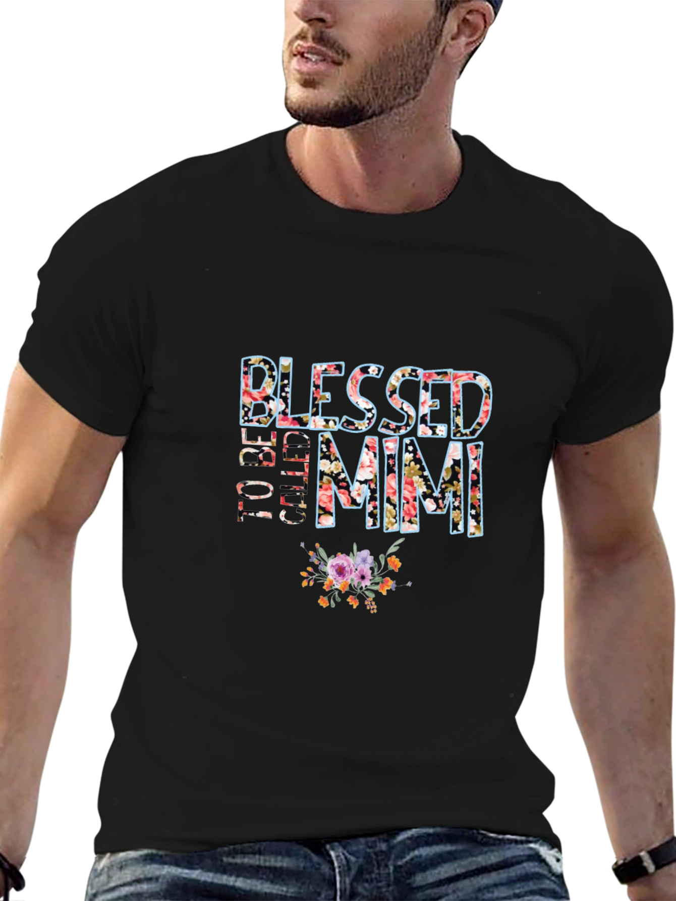 Blessed to be Called Mimi Floral T-Shirt