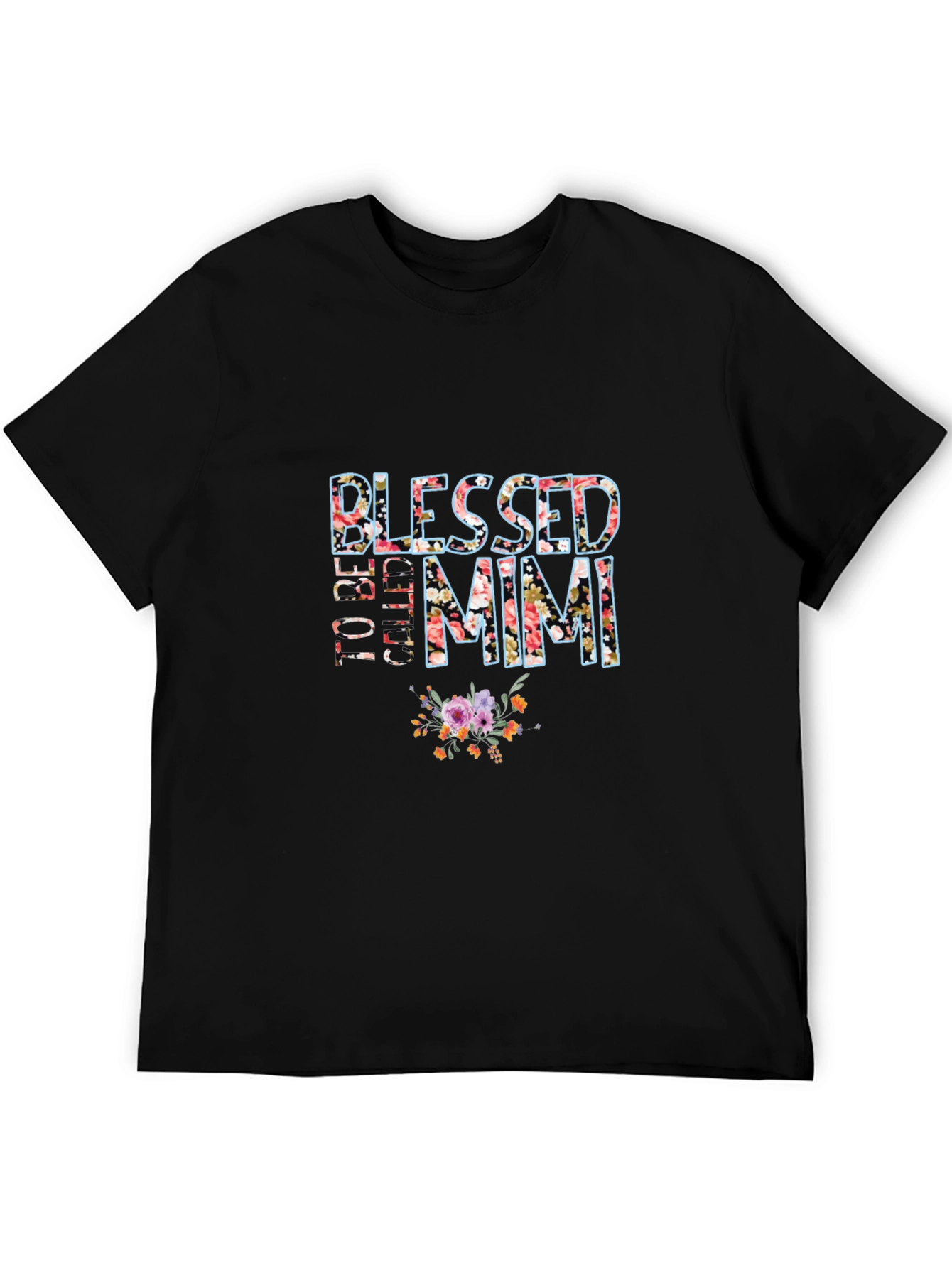 Blessed to be Called Mimi Floral T-Shirt