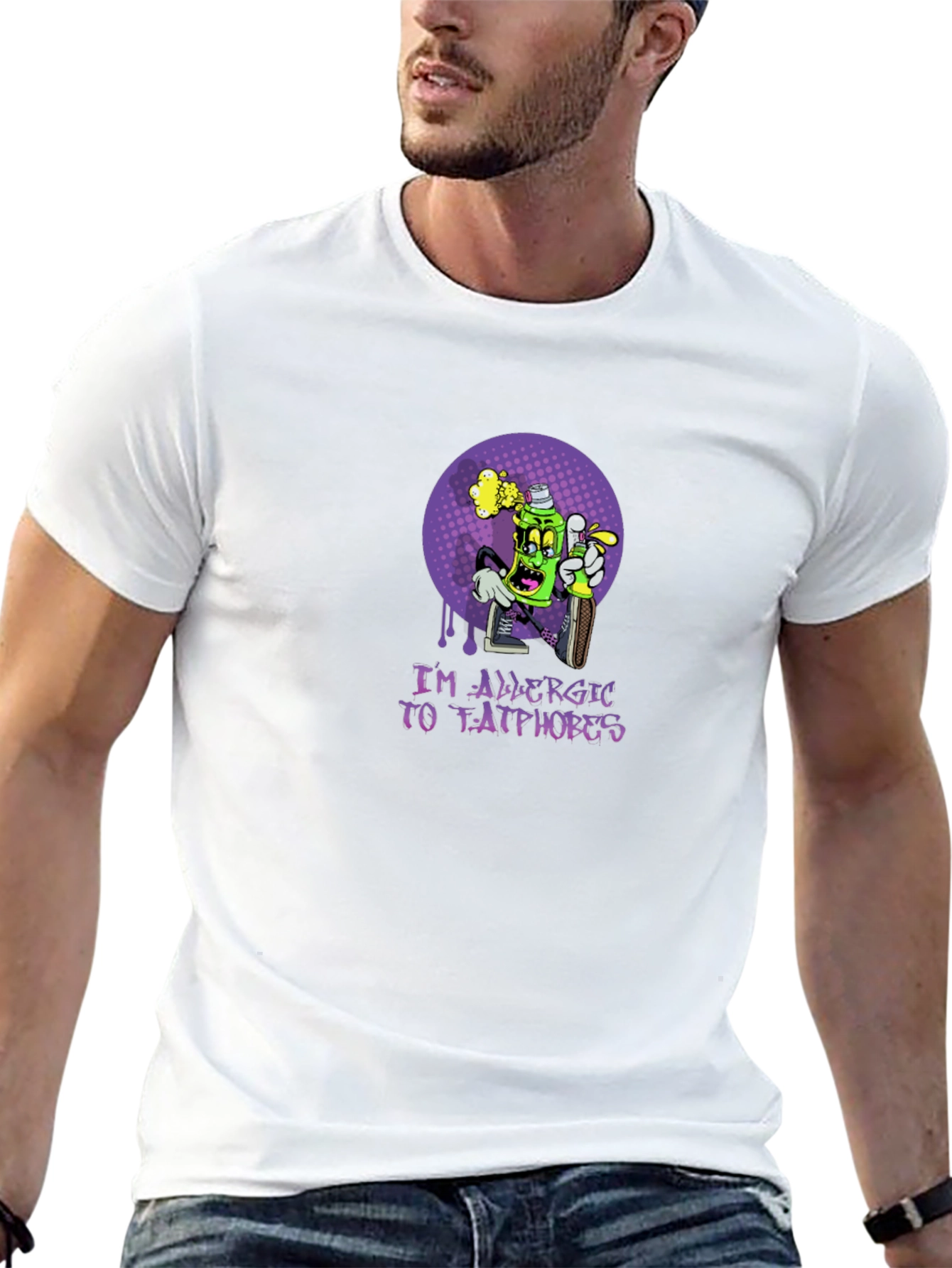 Im Allergic to Fatphobes Graphic T-Shirt