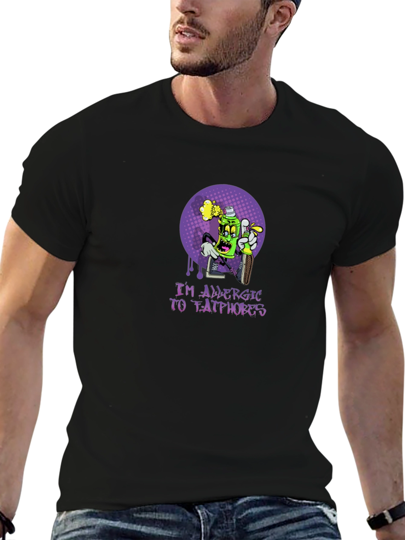 Im Allergic to Fatphobes Graphic T-Shirt