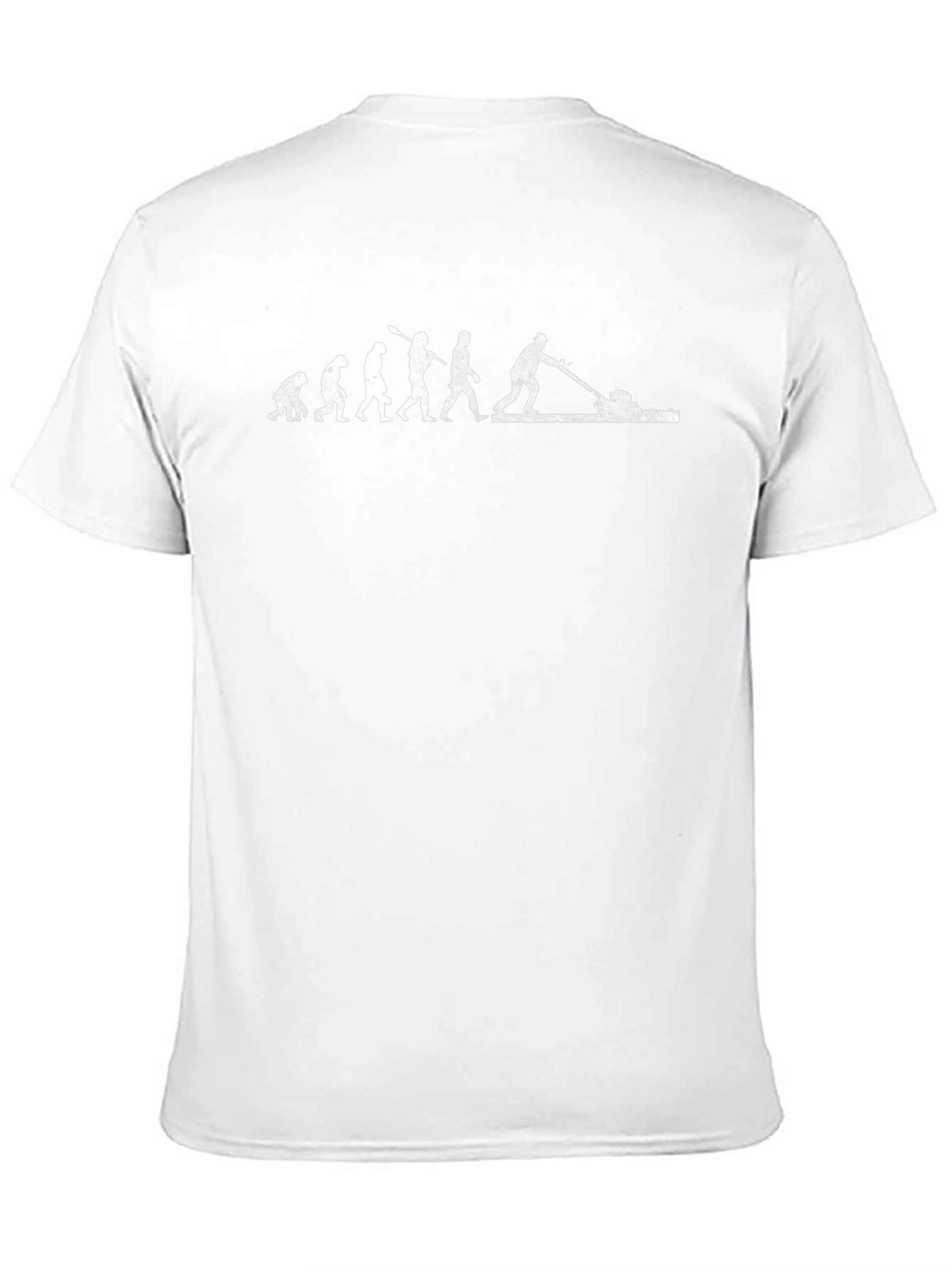 Evolution of Lawn Mowing T-Shirt - Funny Gardener Tee