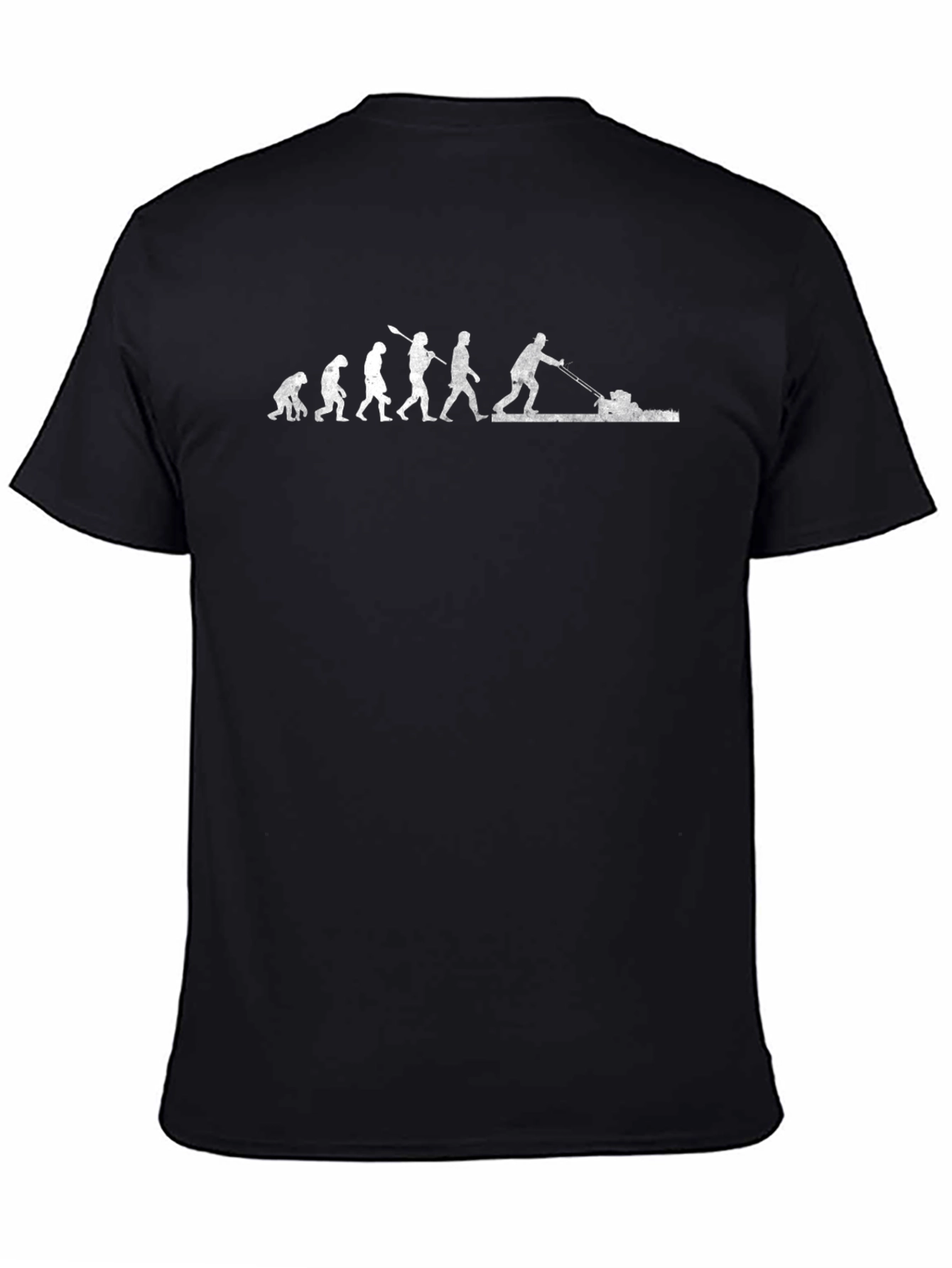 Evolution of Lawn Mowing T-Shirt - Funny Gardener Tee