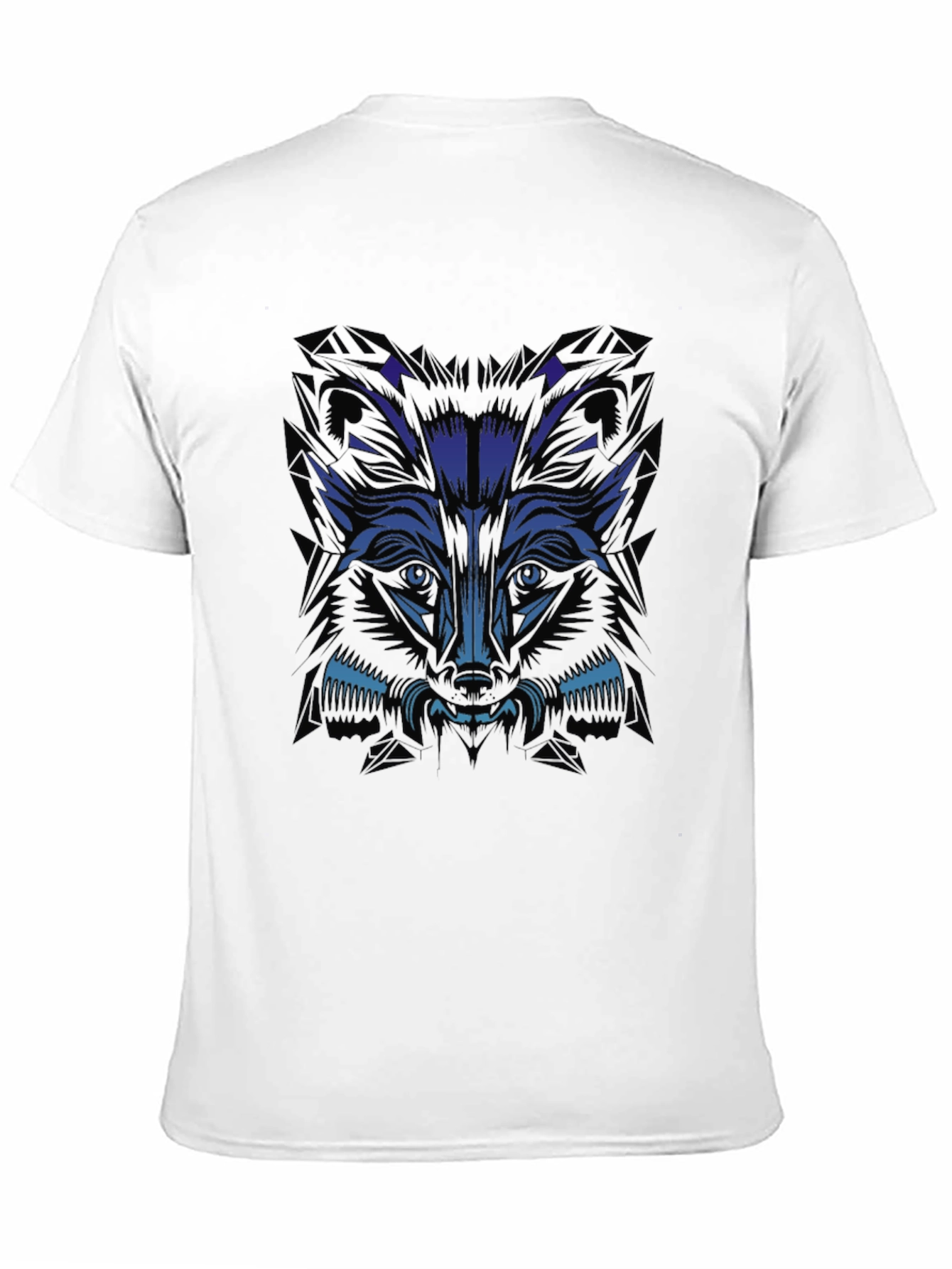 Mens Graphic Tee - Wolf Design