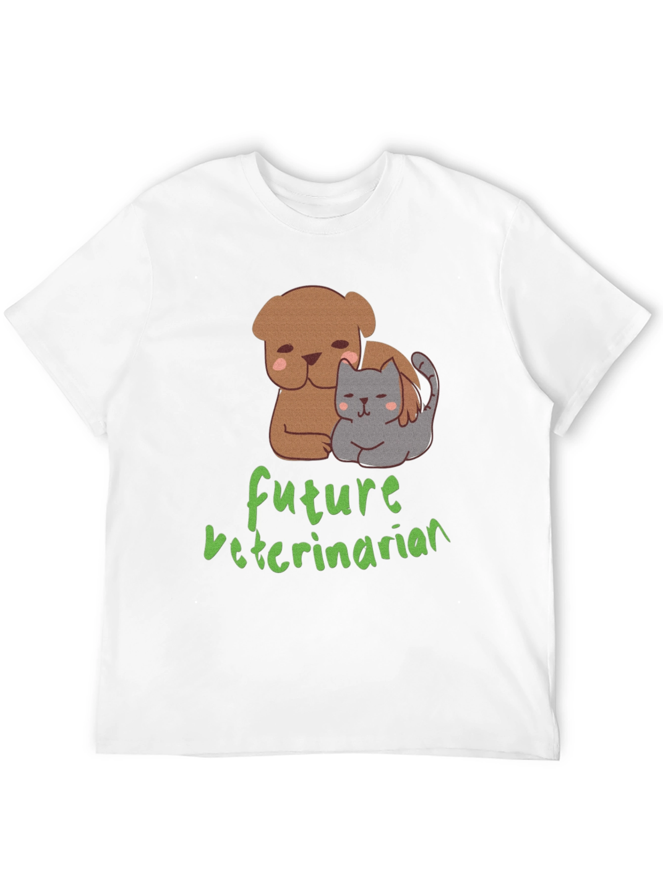 Future Veterinarian T-Shirt: Cute Dog & Cat Design