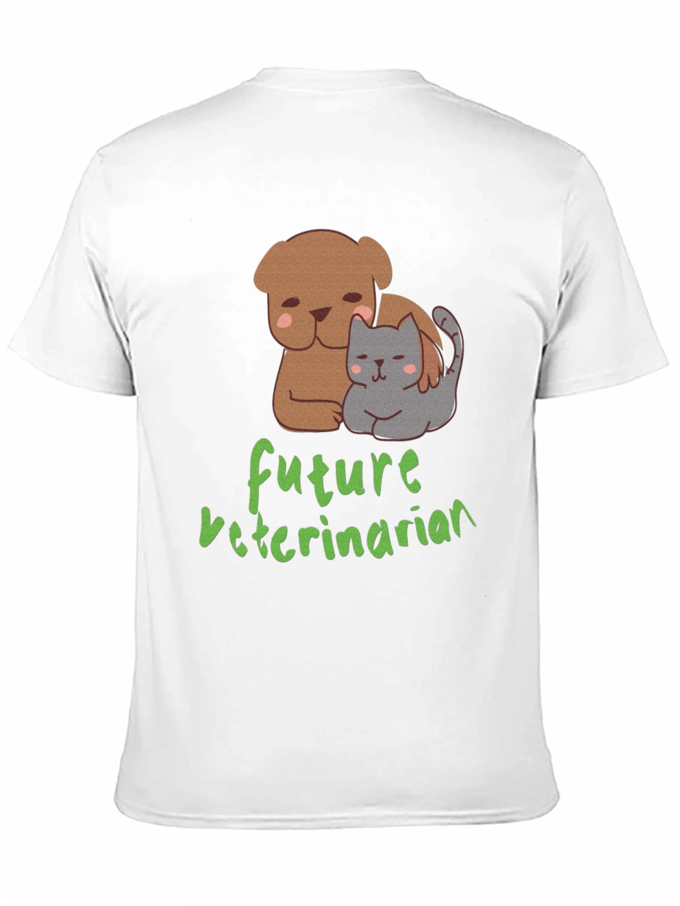 Future Veterinarian T-Shirt: Cute Dog & Cat Design