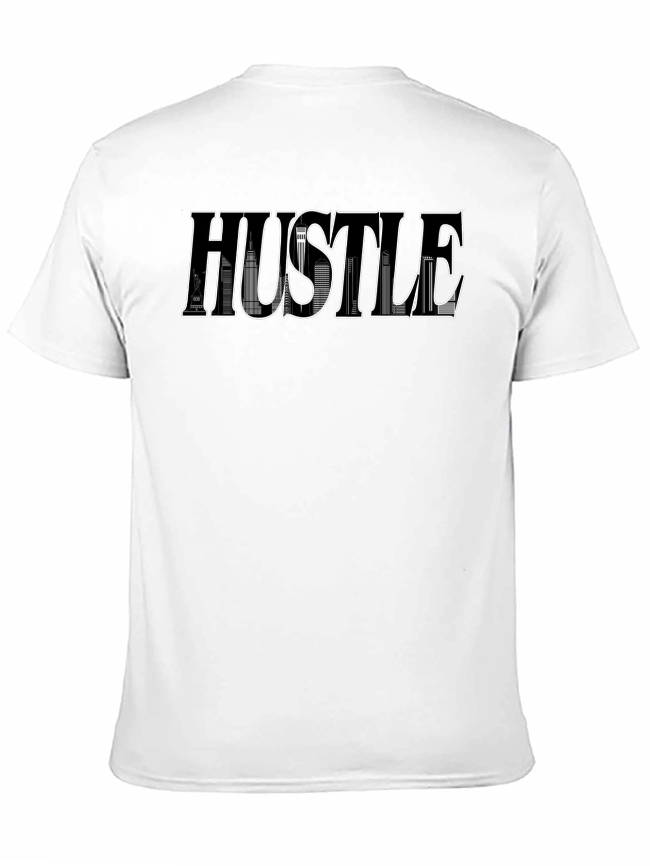 Hustle Skyline Graphic Tee - Black