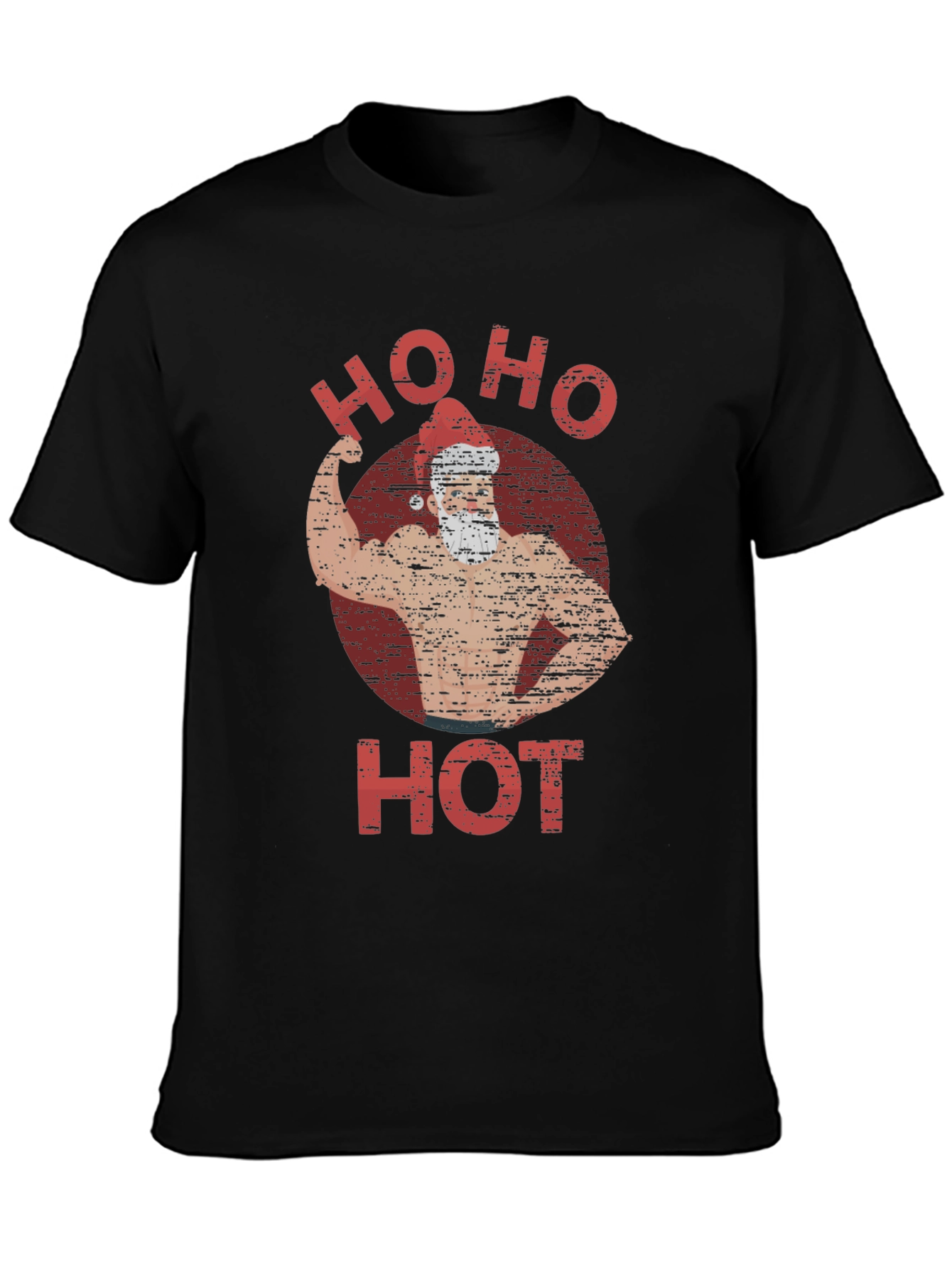 Ho Ho Hot Santa Muscle T-Shirt