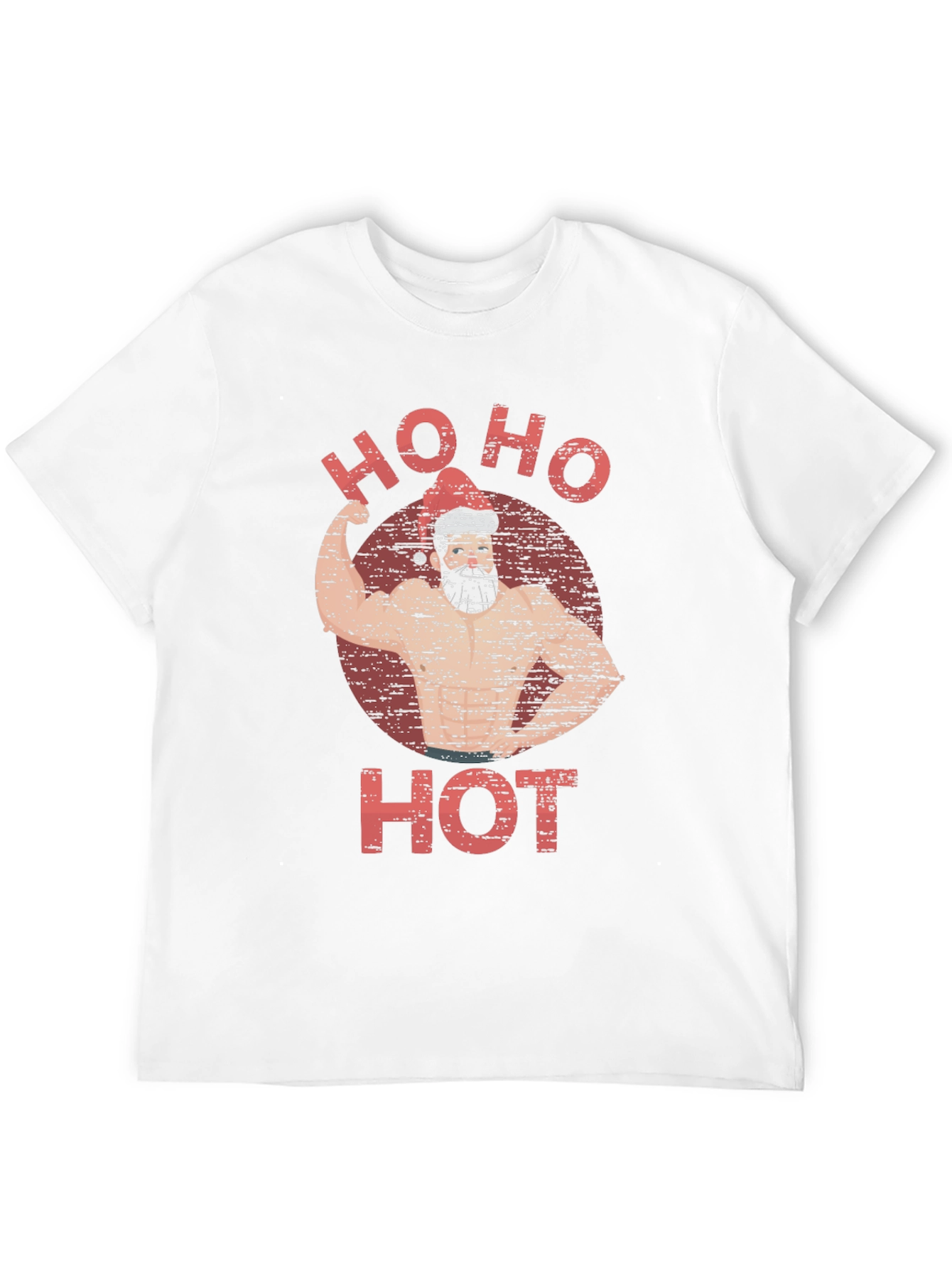 Ho Ho Hot Santa Muscle T-Shirt