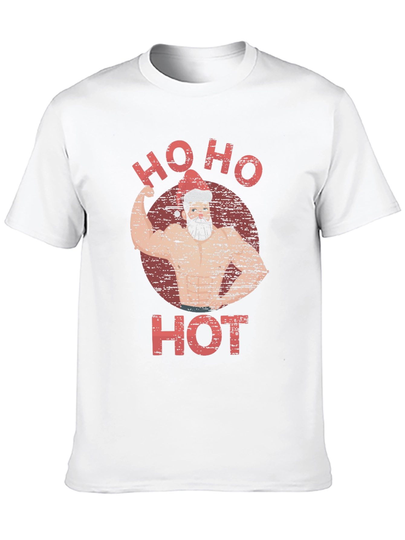 Ho Ho Hot Santa Muscle T-Shirt